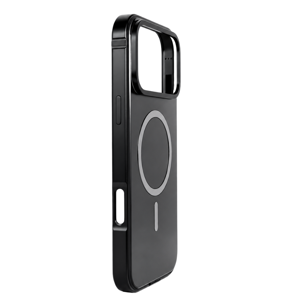 Premium iPhone Case Titanium Alloy Magnetic Design with Shockproof Aluminum Bumper, PC TPU Hybrid Back, MagSafe Wireless Charging, Slim Protection