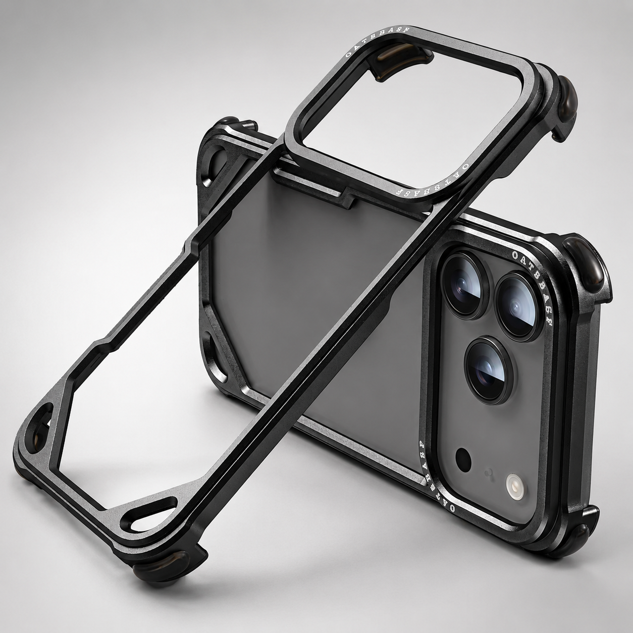Premium iPhone Case Ultra Thin Aluminum Alloy Build with Camera Lens Protection, Wireless Charging Compatible, Non Slip Shock Resistant Design