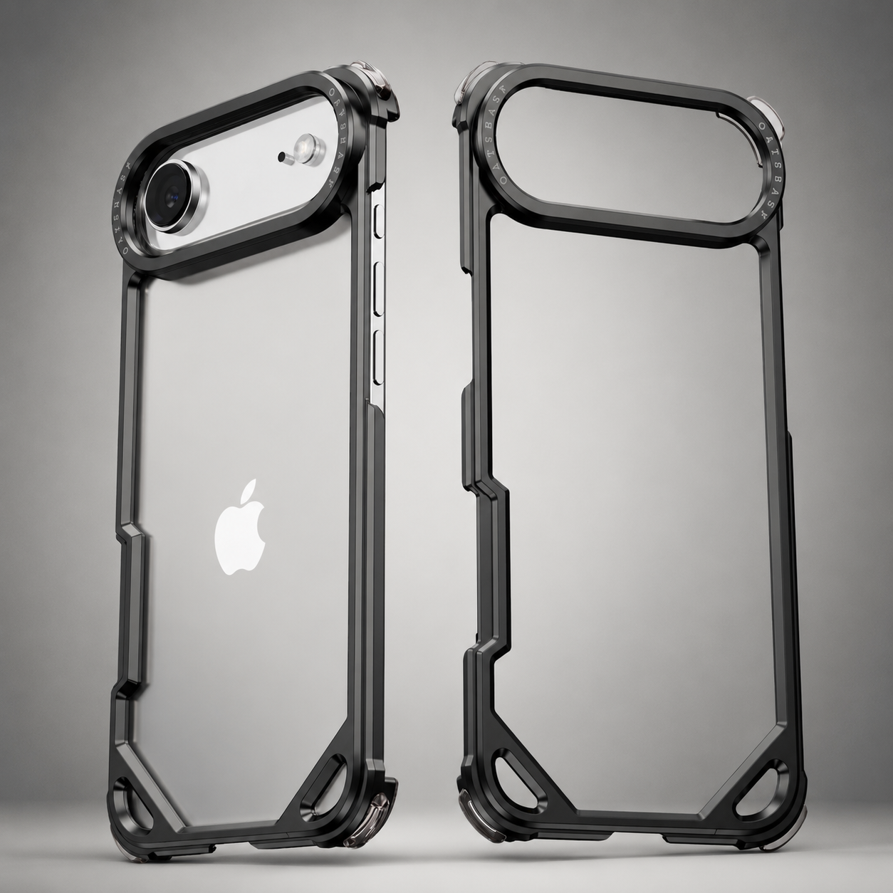 Premium iPhone Case Ultra Thin Aluminum Alloy Build with Camera Lens Protection, Wireless Charging Compatible, Non Slip Shock Resistant Design
