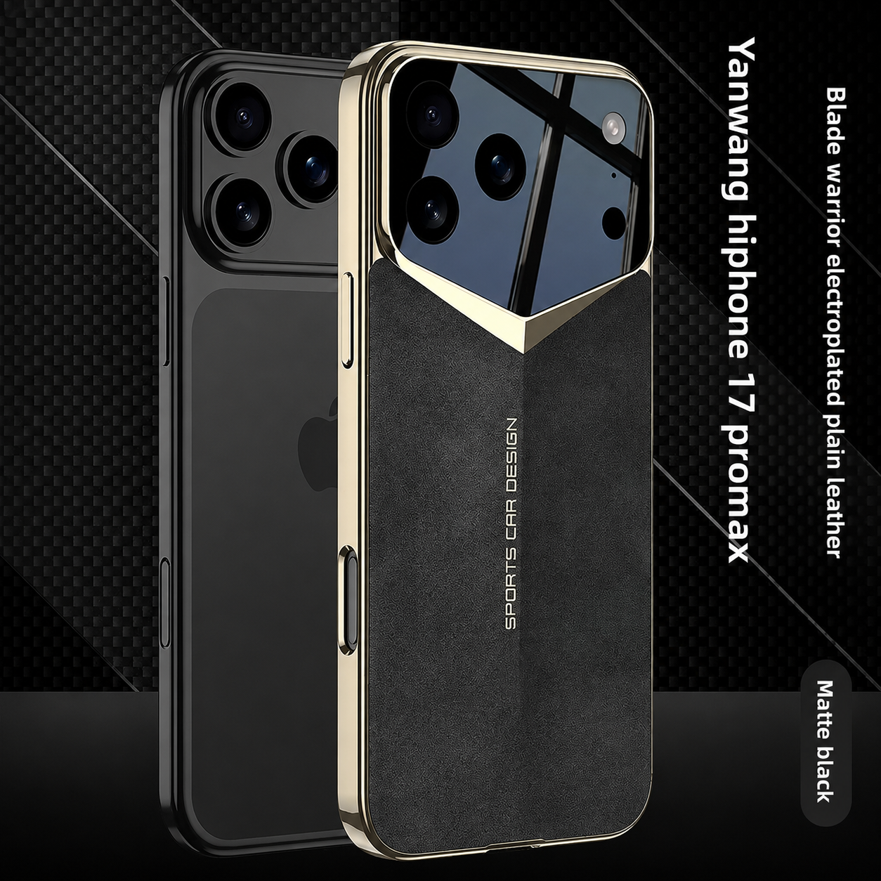 Premium iPhone Case Ultra Thin Leather Design with Camera Lens Protection, Anti Fingerprint Surface, Shock Resistant Slim Fit Full Coverage