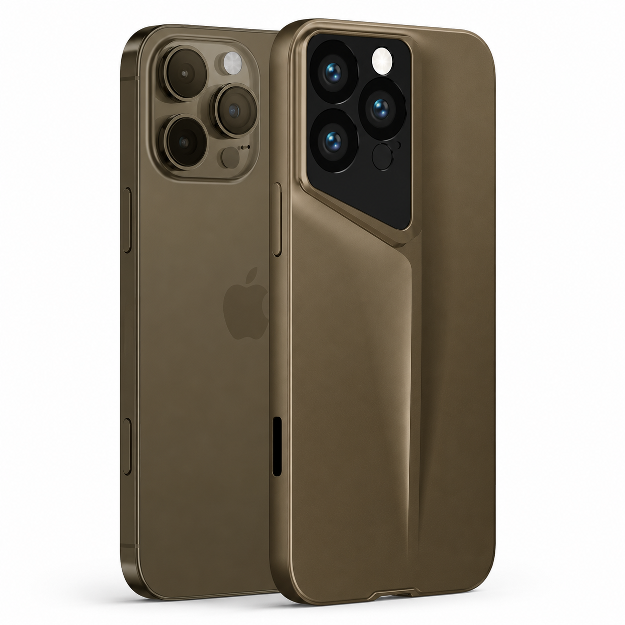 Premium iPhone Case Ultra Thin Titanium Style Cover with Shockproof Protection, Camera Lens Protection, Secure Grip and Scratch Resistant Design