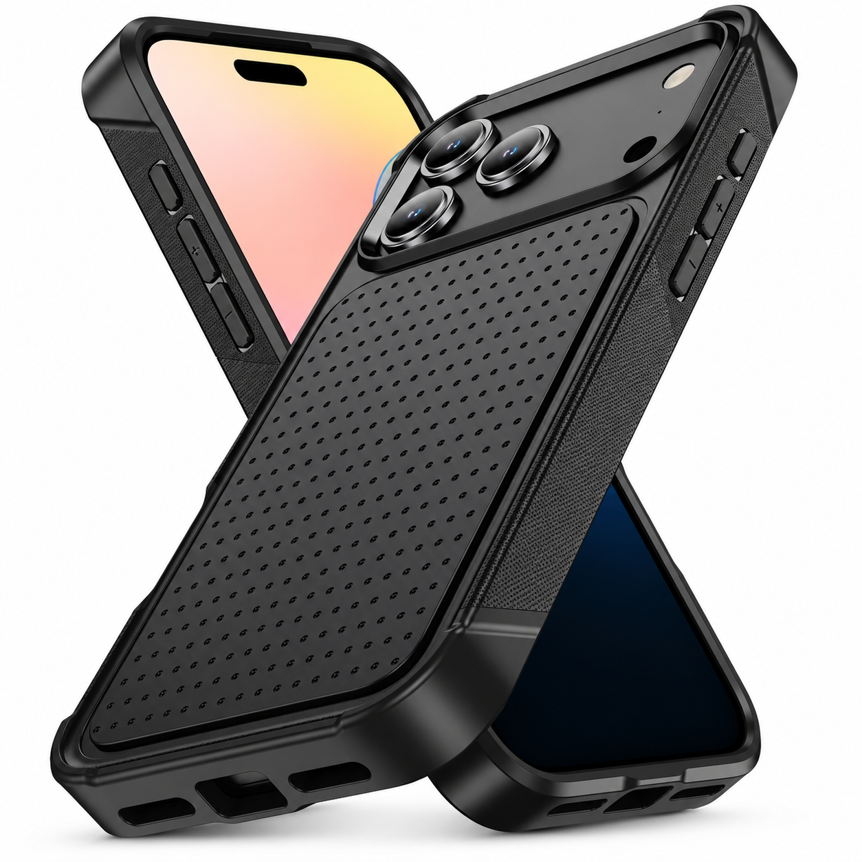 Premium iPhone Case Wallet Cover Card Holder Shockproof Protective Cover Magnetic Stand Rugged Armor Non Slip Design
