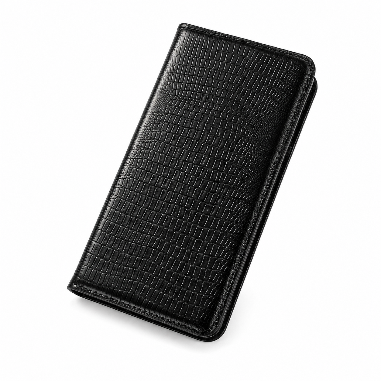 Premium iPhone Case Wallet Cover Genuine Leather Card Holder Shockproof Protective Cover Magnetic Closure Kickstand Design