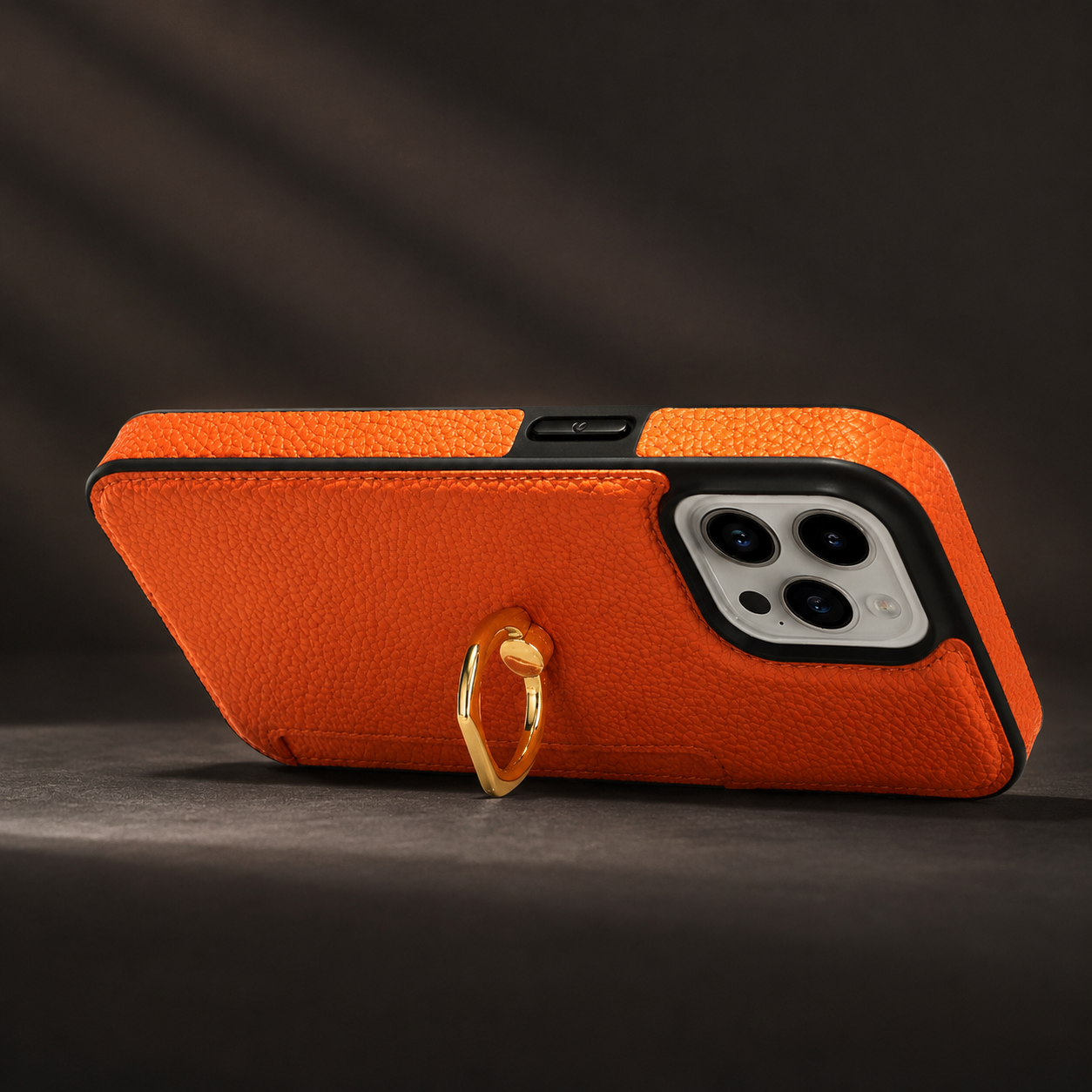 Premium iPhone Case Wallet MagSafe Compatible Leather Card Holder Ring Stand Shockproof Protective Cover Camera Lens Guard Wireless Charging