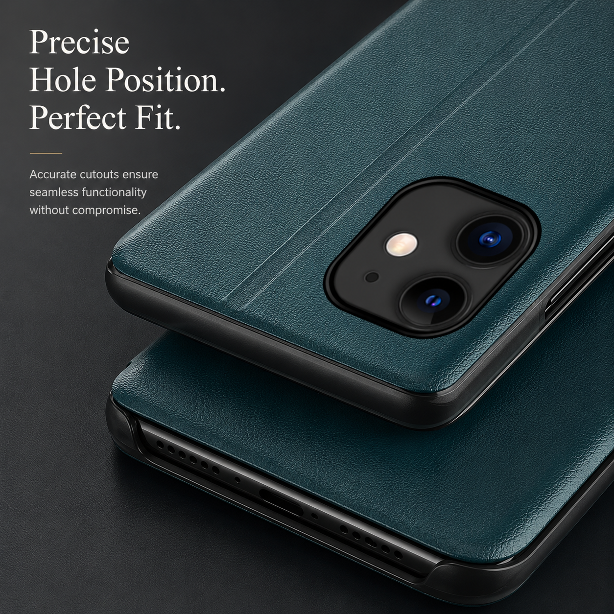 Premium iPhone Case Wallet MagSafe Compatible Magnetic Flip Cover Card Holder Kickstand Camera Lens Protection Shockproof Full Protection Slim Design