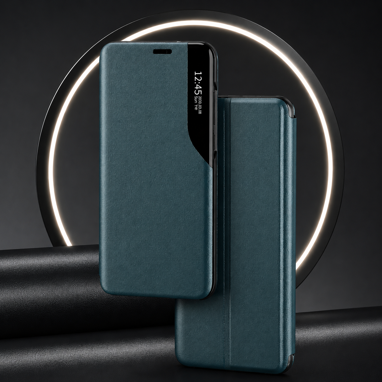 Premium iPhone Case Wallet MagSafe Compatible Magnetic Flip Cover Card Holder Kickstand Camera Lens Protection Shockproof Full Protection Slim Design