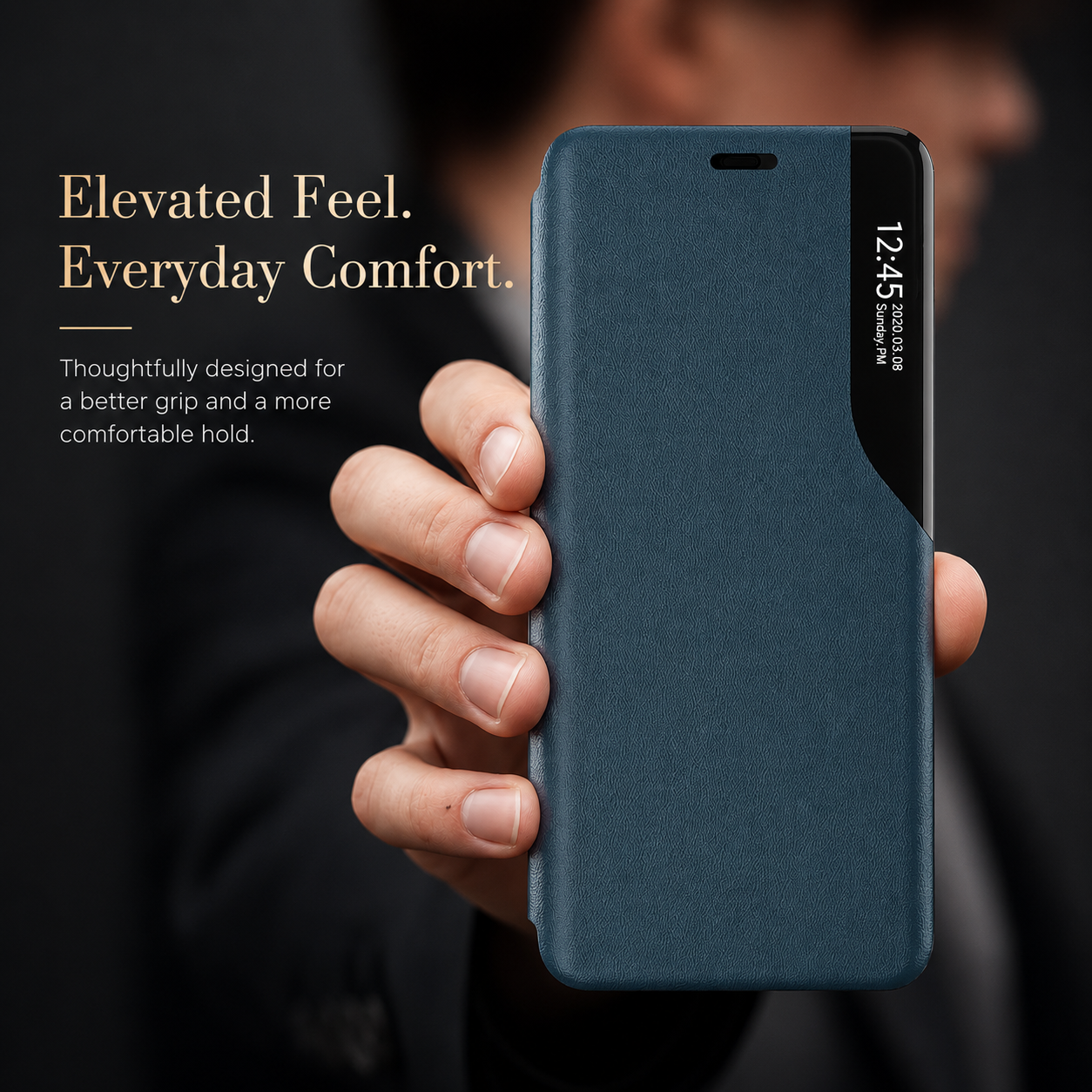 Premium iPhone Case Wallet MagSafe Compatible Magnetic Flip Cover Card Holder Kickstand Camera Lens Protection Shockproof Full Protection Slim Design