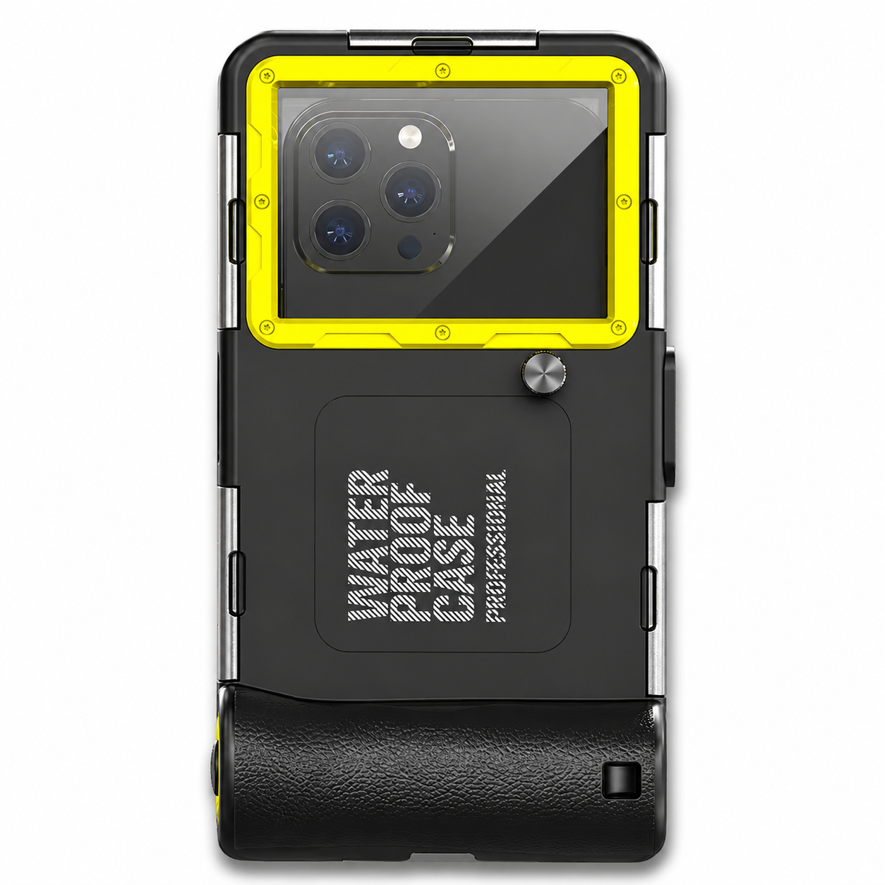 Premium iPhone Case Waterproof Diving Pouch Shockproof Protection Clear Camera Lens Visibility Secure Lanyard Full Body Coverage Underwater Protective Design