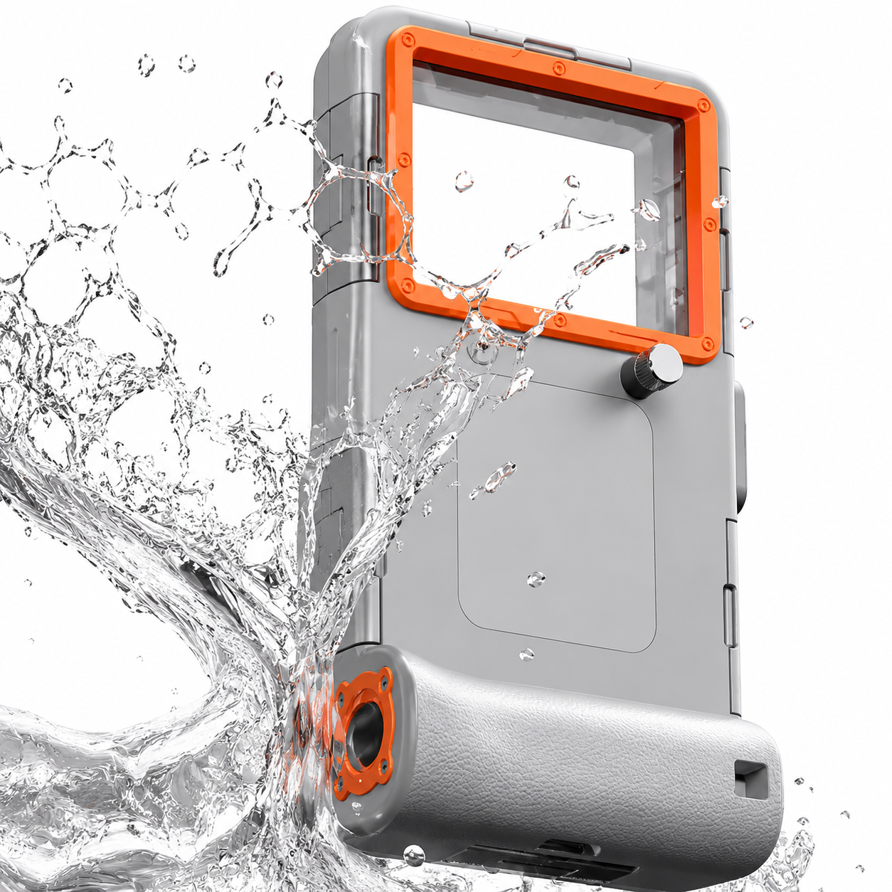 Premium iPhone Case Waterproof Full Housing Protective Cover 15m Diving 50ft Swimming Holster Lanyard Shockproof Heavy Duty Outdoor Case Dustproof Secure Seal Design