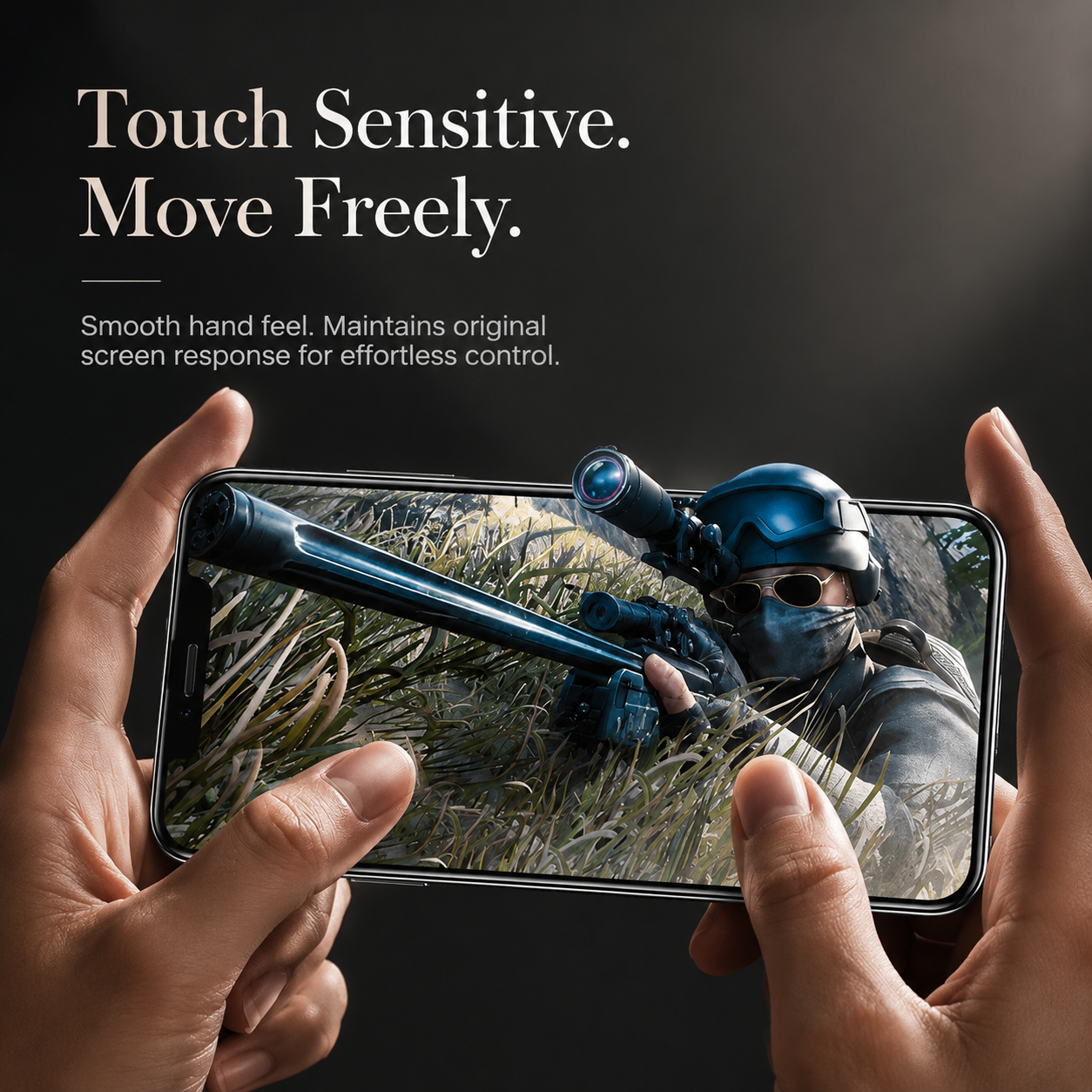 Premium iPhone Hydrogel Screen Protector Full Coverage Protective Film Smooth Touch Anti Scratch Impact Absorption Flexible HD Clarity Shield