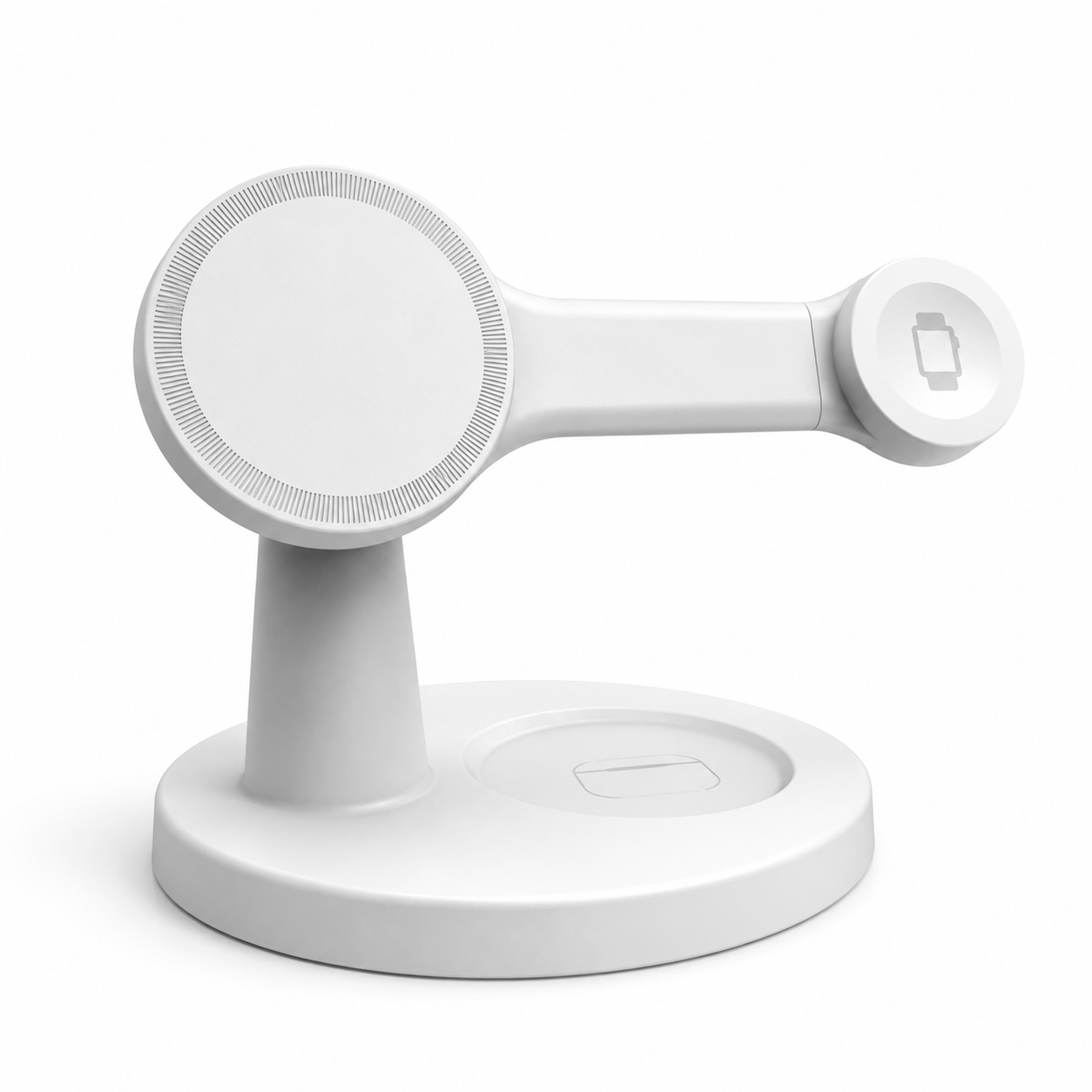 Premium iPhone MagSafe Wireless Charger 3 in 1 Magnetic Charging Station Fast Power Stand Watch Earbuds Type C Input Desktop Organizer Dock Holder
