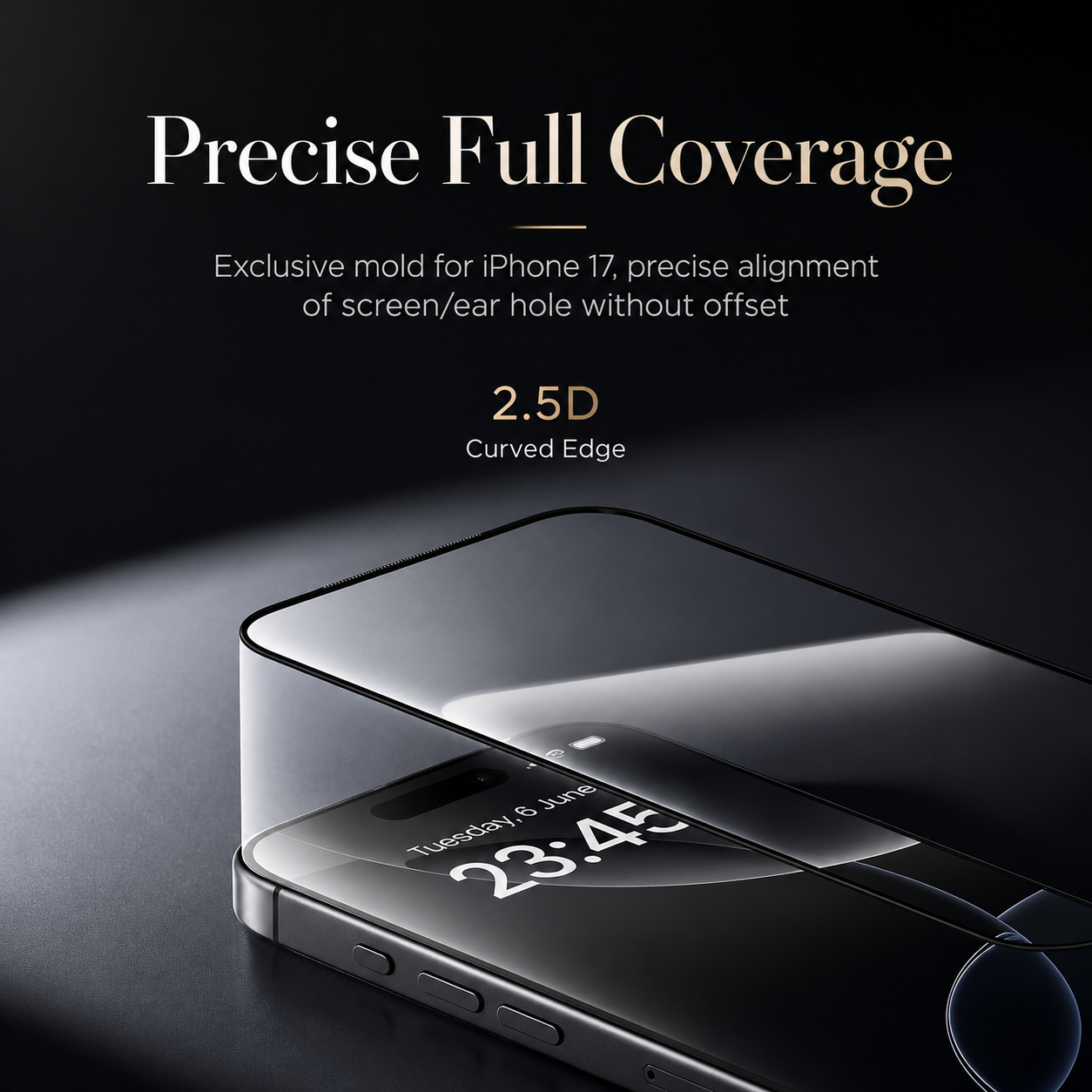 Premium iPhone Privacy Screen Protector Anti Spy Tempered Glass Fingerprint Resistant Scratch Protection Shatter Resistant HD Clarity Alignment Kit