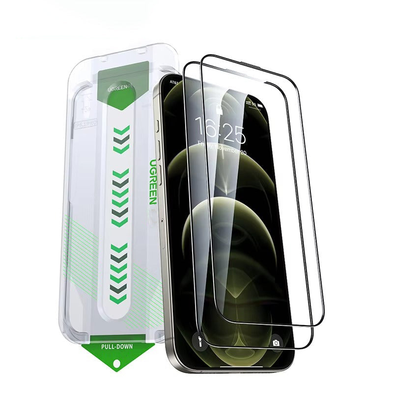 Premium iPhone Privacy Screen Protector Anti Spy Tempered Glass Fingerprint Resistant Scratch Protection Shatter Resistant HD Clarity Alignment Kit