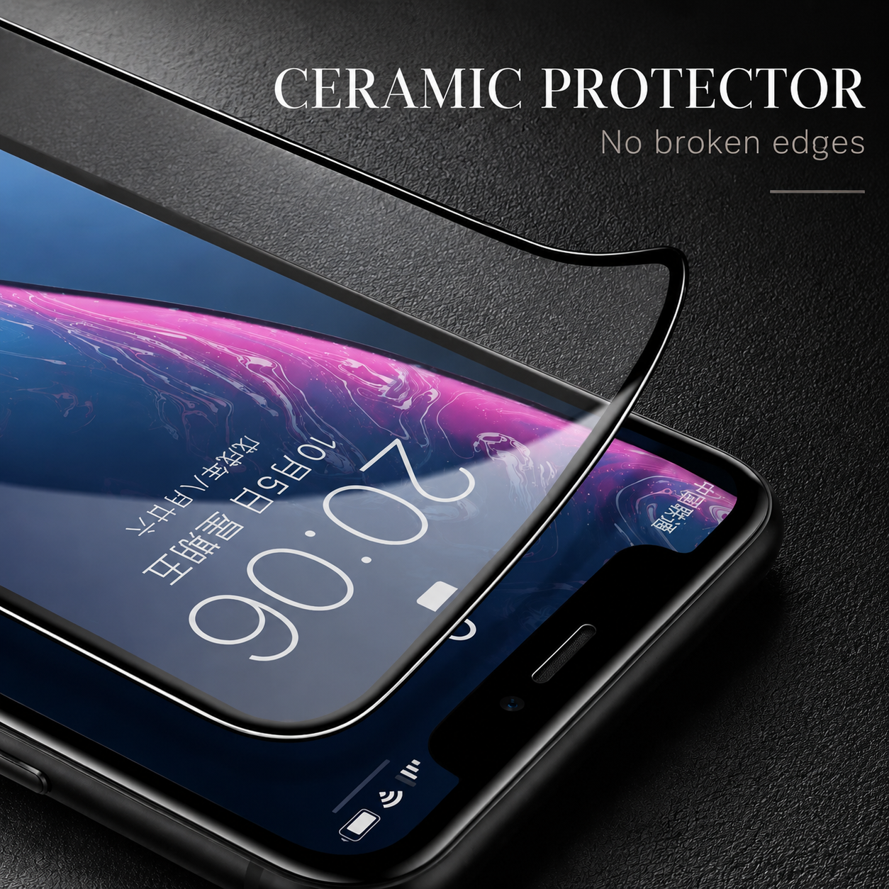 Premium iPhone Screen Protector Matte Ceramic Protective Film Anti Glare Soft Touch Anti Fingerprint Scratch Resistant Slim Design Shield Guard
