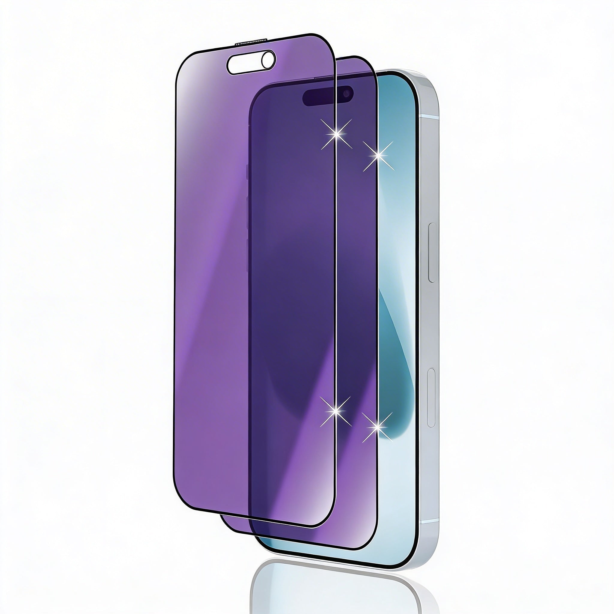 Premium iPhone Screen Protector Privacy Anti Spy Tempered Glass Full Coverage Anti Blue Light Scratch Resistant Protective Film Oleophobic Coating