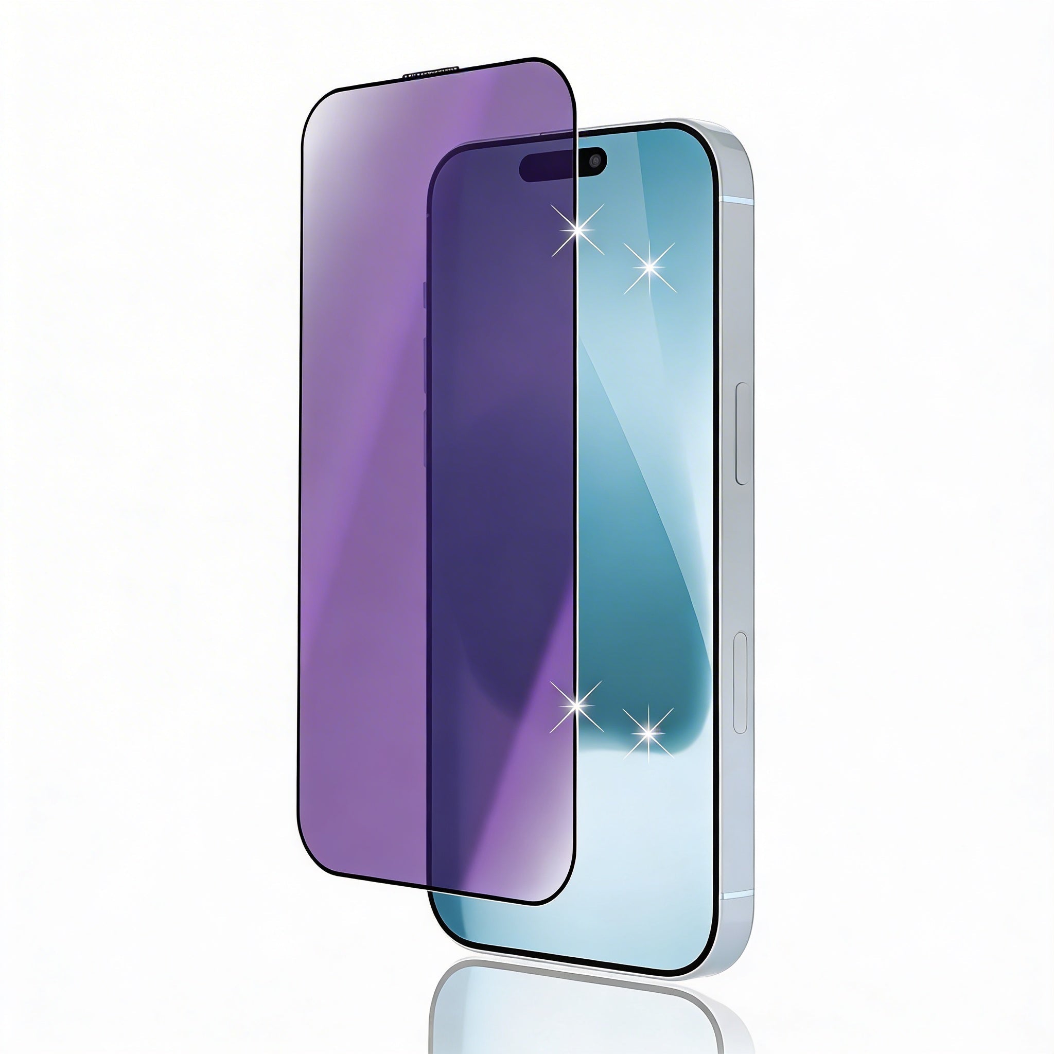 Premium iPhone Screen Protector Privacy Anti Spy Tempered Glass Full Coverage Anti Blue Light Scratch Resistant Protective Film Oleophobic Coating