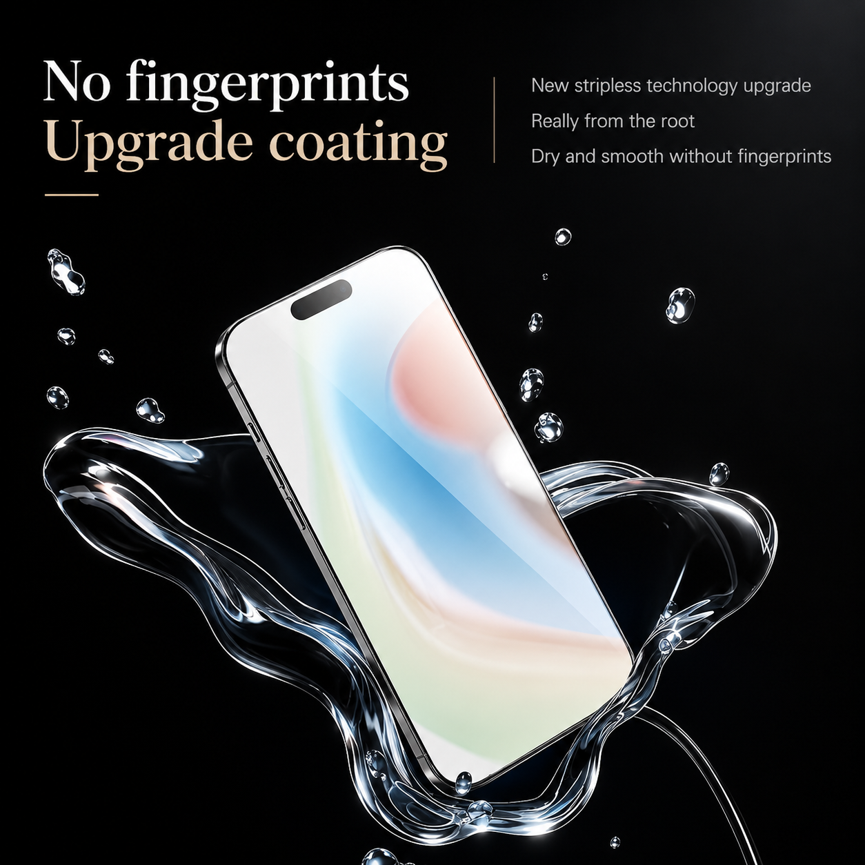 Premium iPhone Screen Protector Tempered Glass HD Clear Anti Fingerprint Scratch Resistant Bubble Free Shatterproof Ultra Thin Case Friendly Film