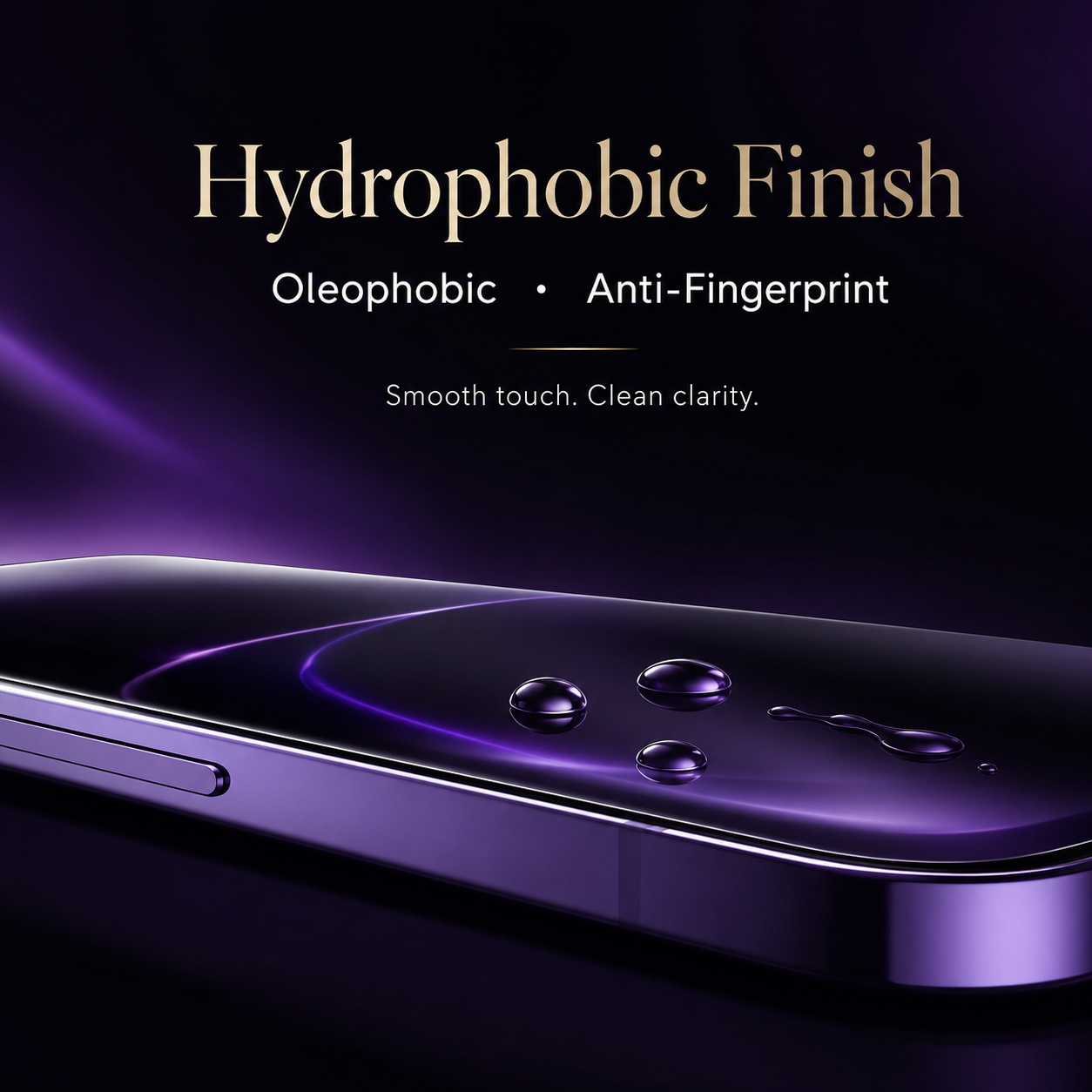 Premium iPhone Screen Protector Tempered Glass HD Clear Anti Fingerprint Scratch Resistant Bubble Free Shatterproof Ultra Thin Case Friendly Film