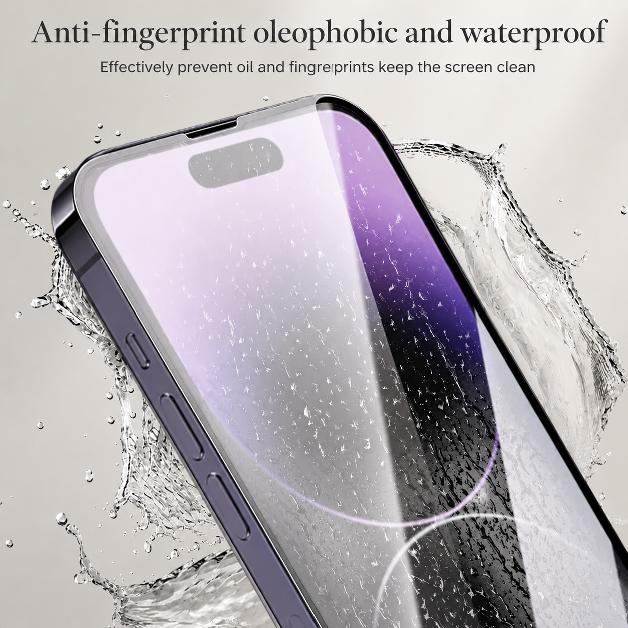 Premium iPhone Screen Protector Tempered Glass HD Clear Full Screen Coverage Anti Fingerprint Scratch Resistant Bubble Free Shatter Protection Ultra Thin Case Friendly