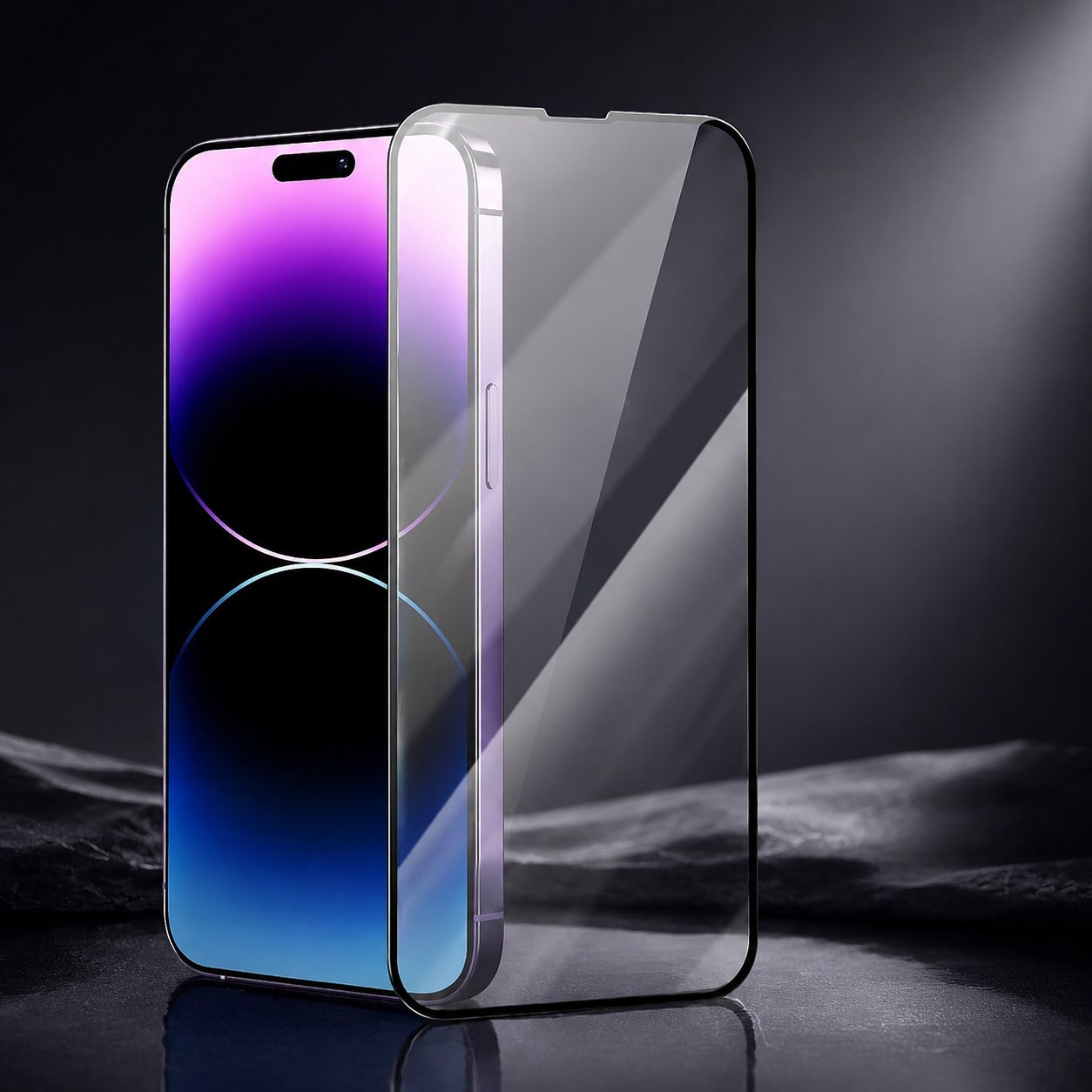 Premium iPhone Screen Protector Tempered Glass HD Clear Full Screen Coverage Anti Fingerprint Scratch Resistant Bubble Free Shatter Protection Ultra Thin Case Friendly