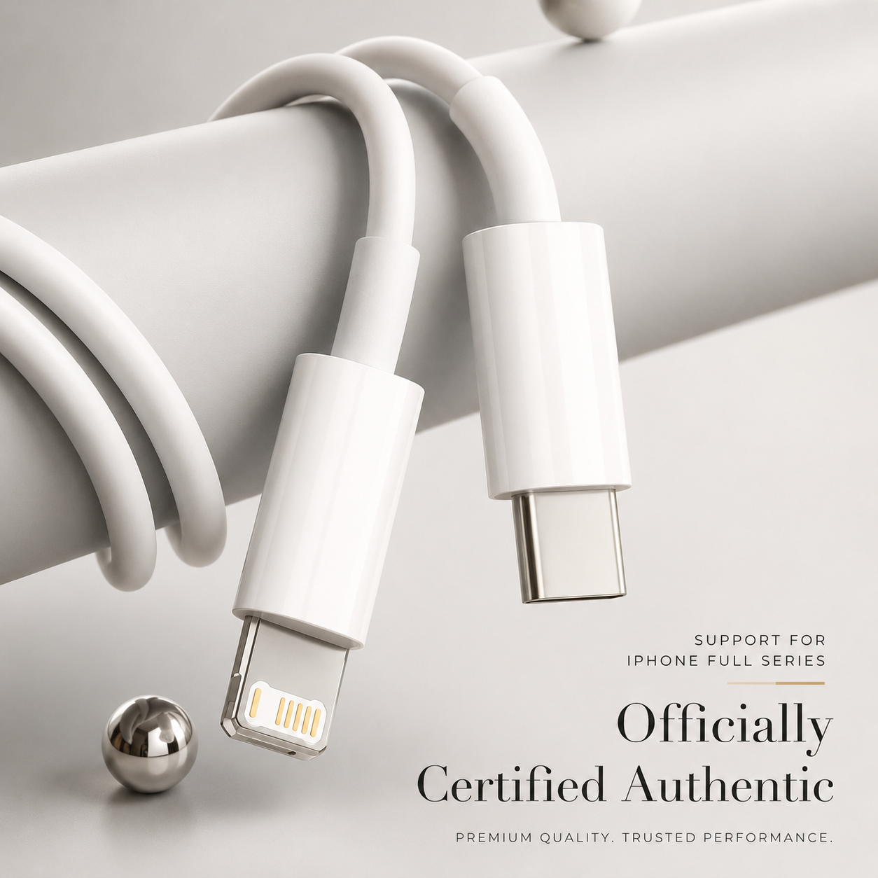 Premium iPhone USB C Fast Charging Cable 35W PD Power Delivery Data Sync Cord Durable TPE TPU Construction Reliable Connector Flexible Secure Output