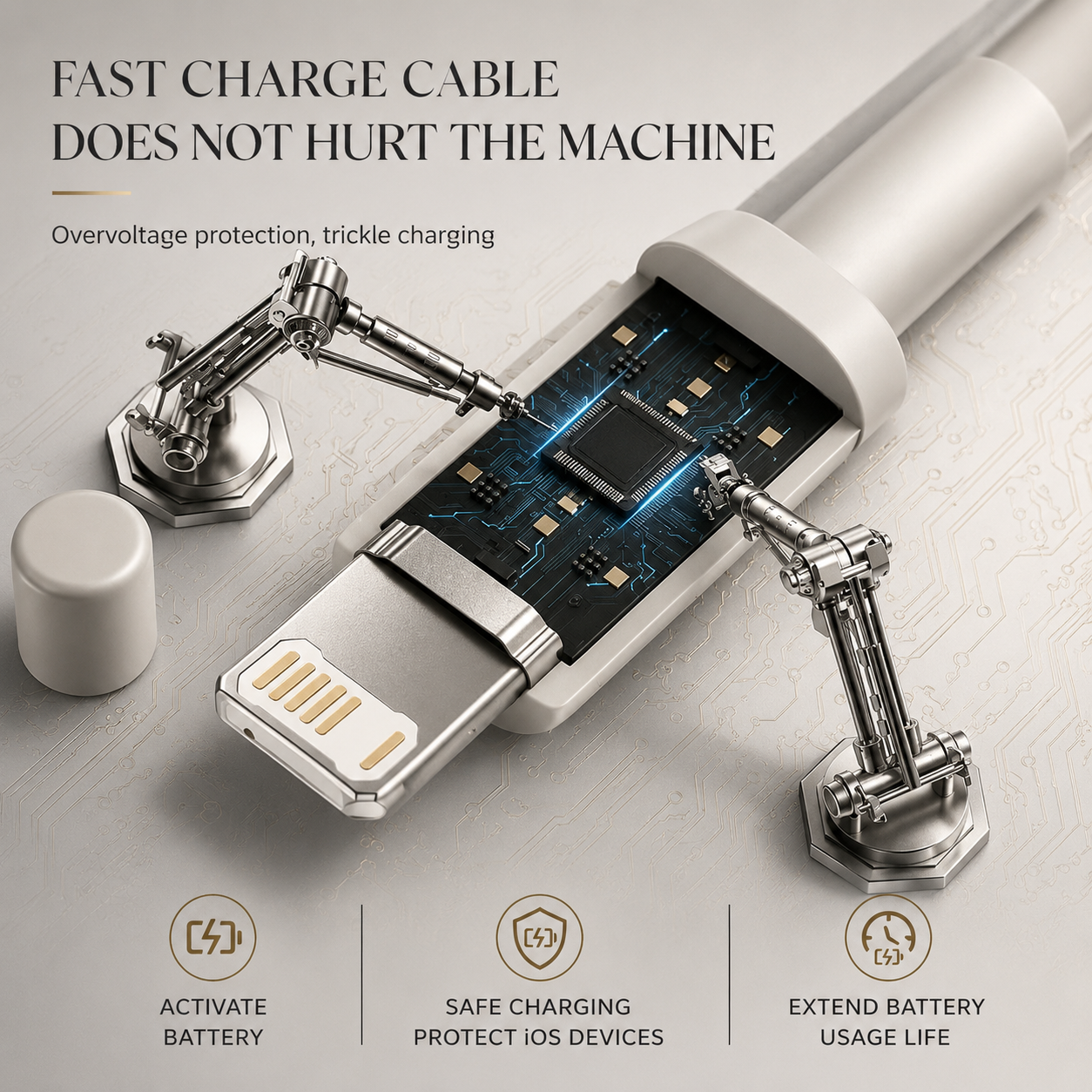 Premium iPhone USB C Fast Charging Cable 35W PD Power Delivery Data Sync Cord Durable TPE TPU Construction Reliable Connector Flexible Secure Output