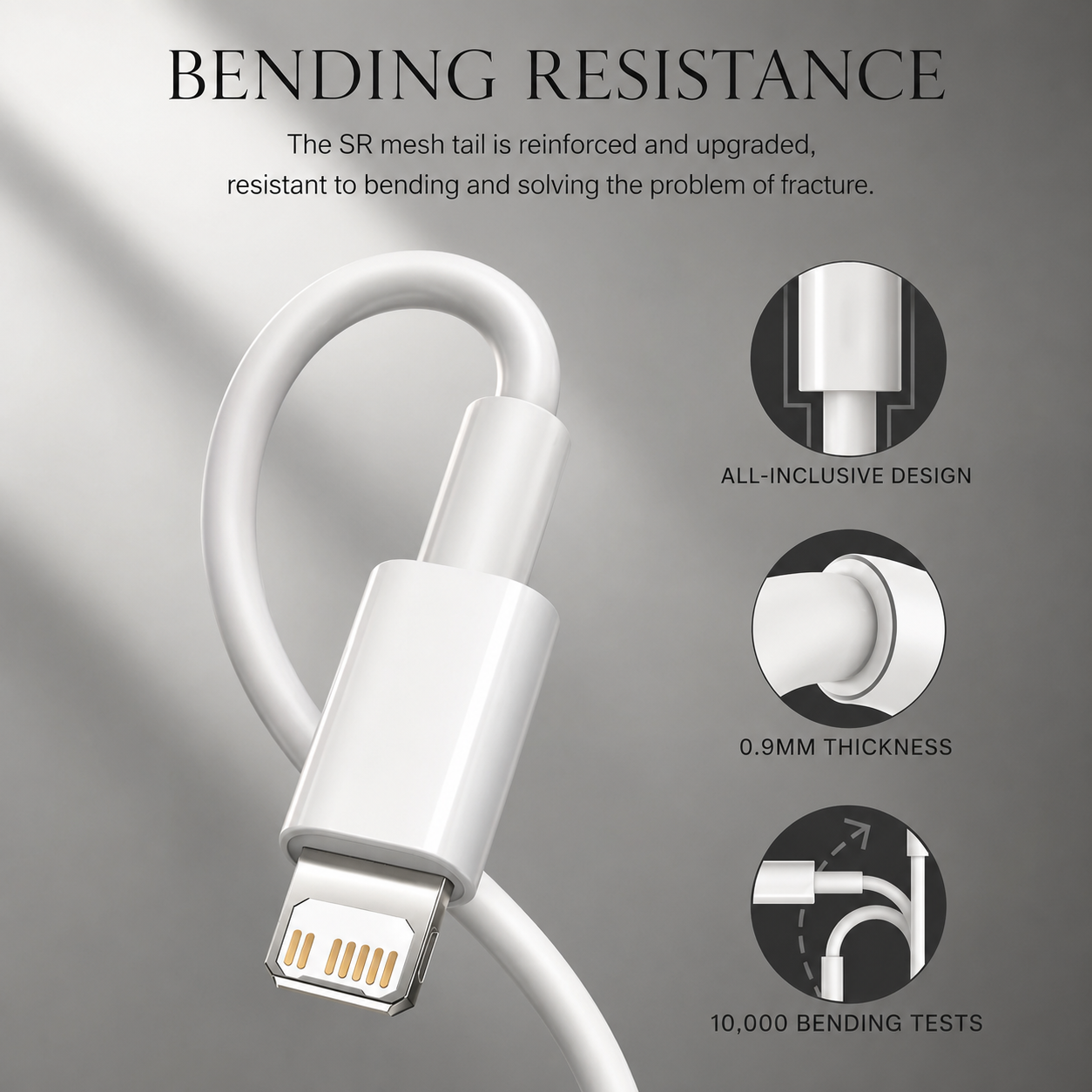 Premium iPhone USB C Fast Charging Cable 35W PD Power Delivery Data Sync Cord Durable TPE TPU Construction Reliable Connector Flexible Secure Output