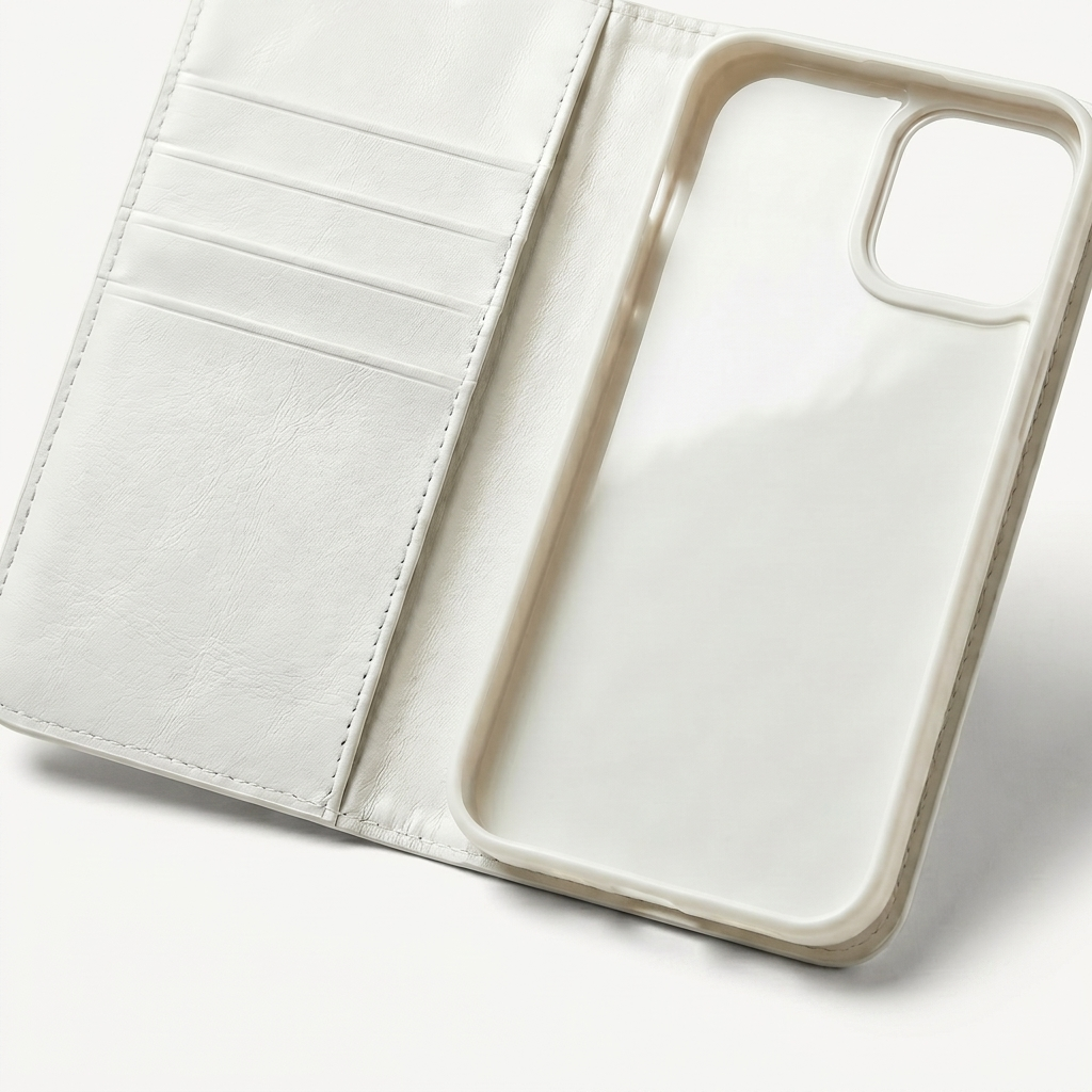 Leather-Style Wallet Flip Case for iPhone 16 Pro Max