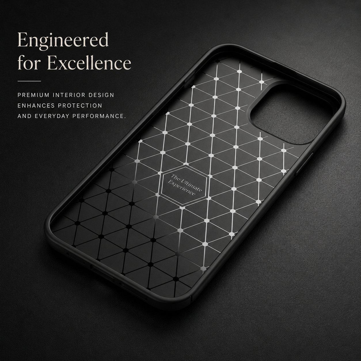 Luxury iPhone Case MagSafe Compatible Carbon Texture Silicone Protective Cover Camera Lens Protection Shockproof Ultra Thin Slim Lightweight Design