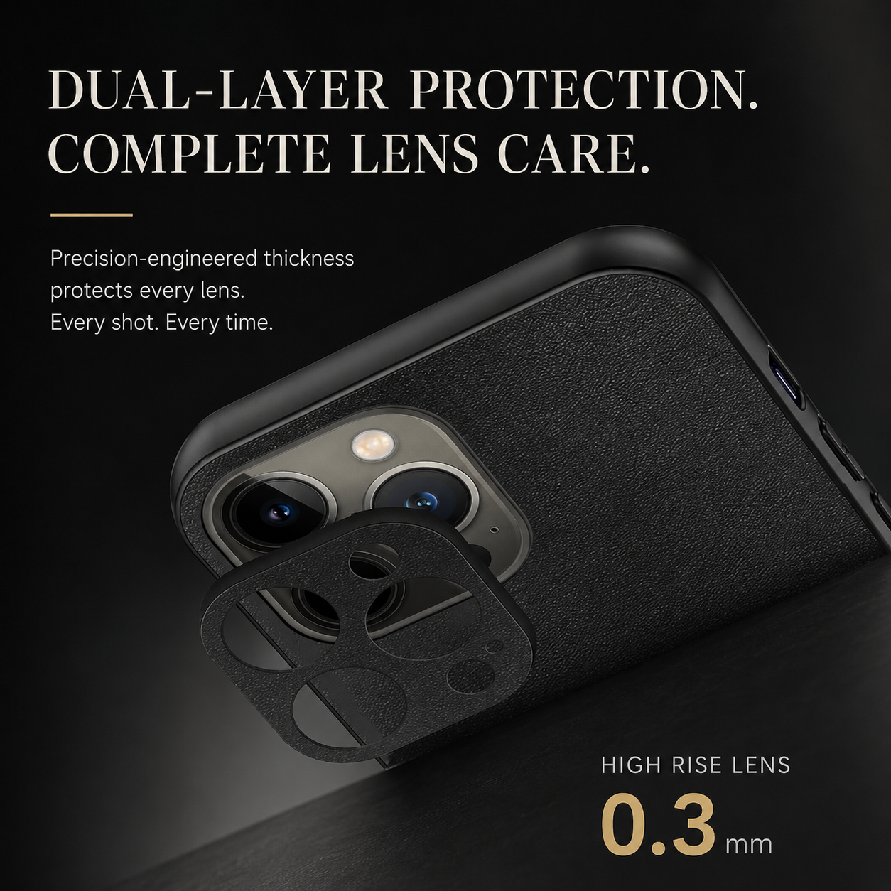 Luxury iPhone Case MagSafe Compatible Genuine Leather Protective Cover Camera Lens Protection Shockproof Magnetic Slim Lightweight Design