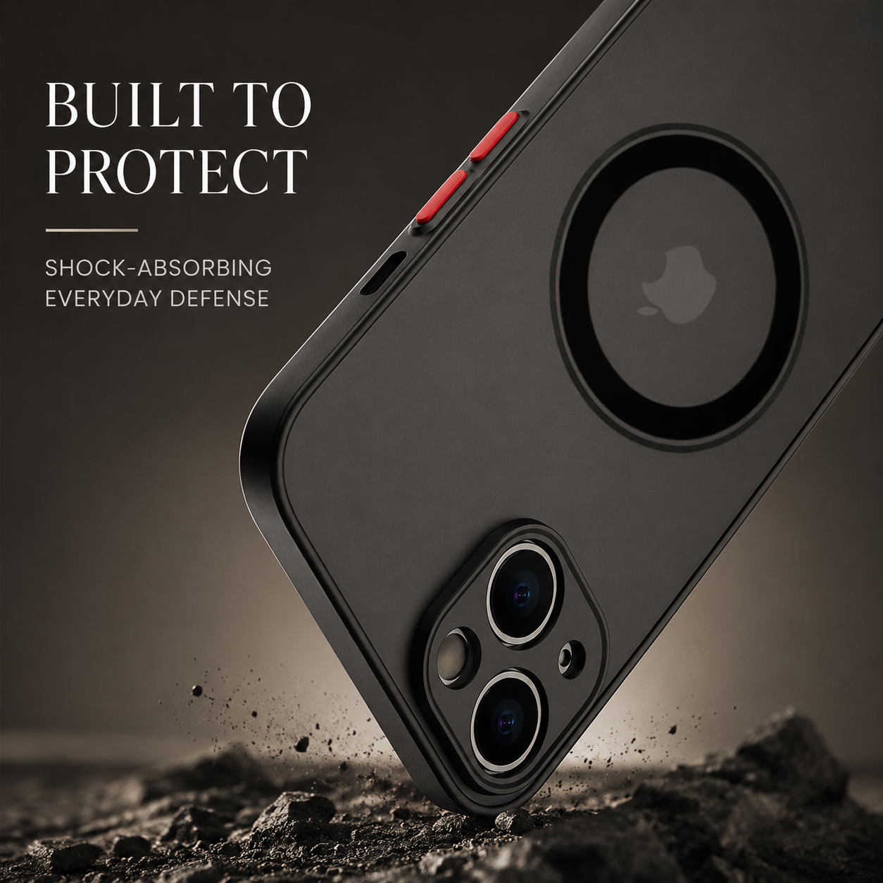 Luxury iPhone Case MagSafe Compatible Matte Protective Cover Camera Lens Protection Shockproof Magnetic Design Slim Lightweight Anti Fingerprint