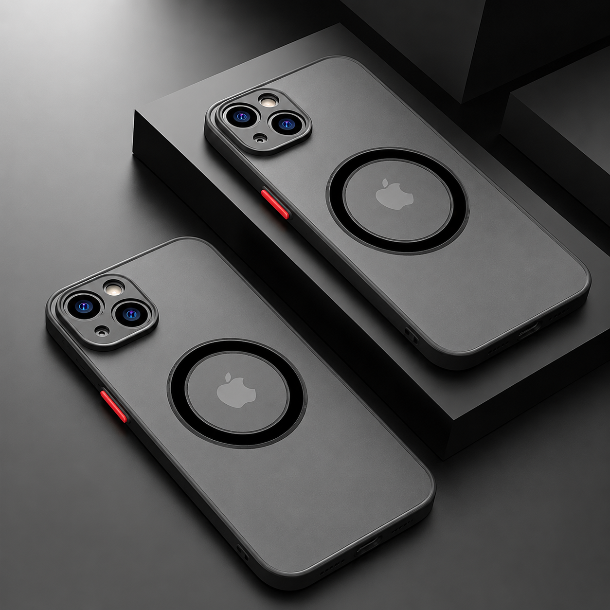Luxury iPhone Case MagSafe Compatible Matte Protective Cover Camera Lens Protection Shockproof Magnetic Design Slim Lightweight Anti Fingerprint