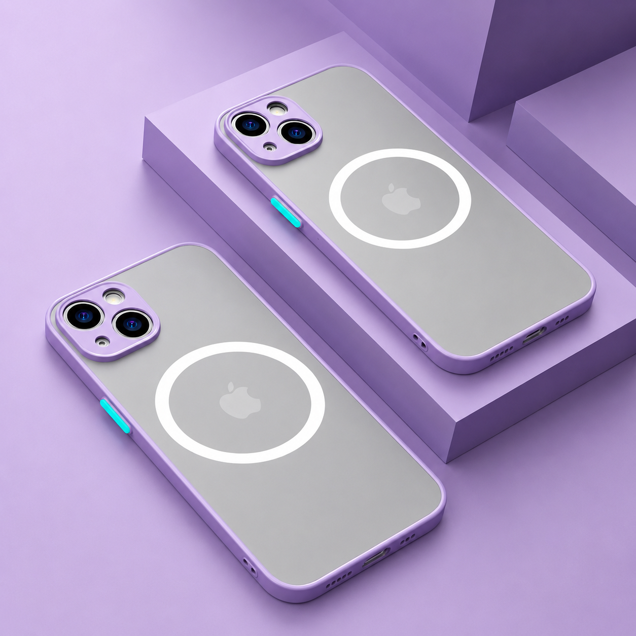Luxury iPhone Case MagSafe Compatible Matte Protective Cover Camera Lens Protection Shockproof Magnetic Design Slim Lightweight Anti Fingerprint