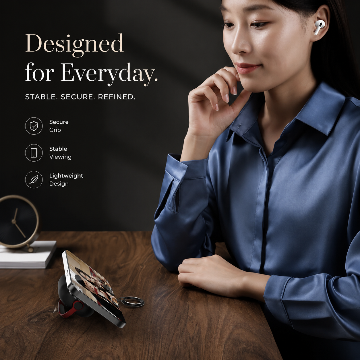Premium AirPods Case Protective Cover Wireless Charging Compatible Lanyard Strap Shockproof Lightweight Secure Fit Portable Travel Storage Organizer