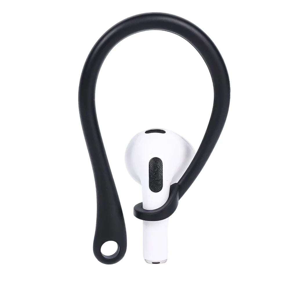 Premium AirPods Ear Hooks Silicone Anti Slip Secure Fit Sports Ear Support Comfortable Wireless Earbud Accessories Workout Stable Lightweight Design