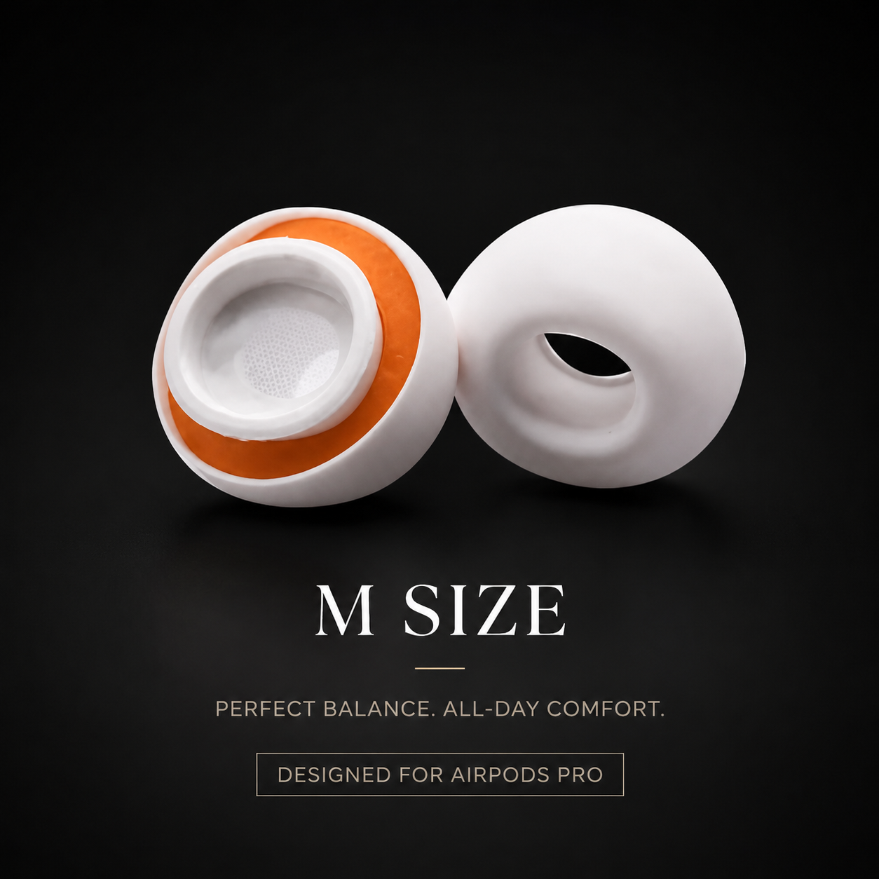 Premium AirPods Ear Tips Memory Foam Silicone Replacement Multiple Sizes Noise Isolation Comfortable Secure Fit Earbuds Accessories Pro Compatible