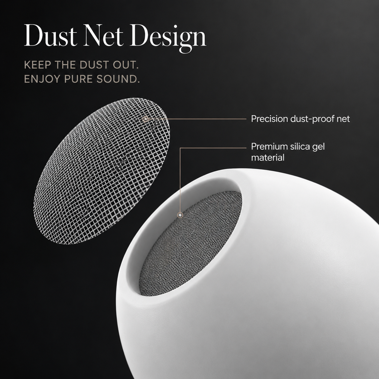 Premium AirPods Ear Tips Memory Foam Silicone Replacement Multiple Sizes Noise Isolation Comfortable Secure Fit Earbuds Accessories Pro Compatible