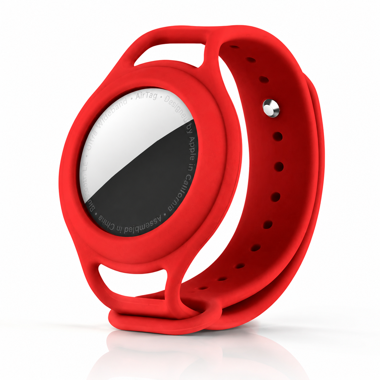Premium AirTag Wristband Kids Silicone Tracker Holder Adjustable Secure Fit Comfortable Lightweight Protective Strap Daily Wear Child Safety Accessory
