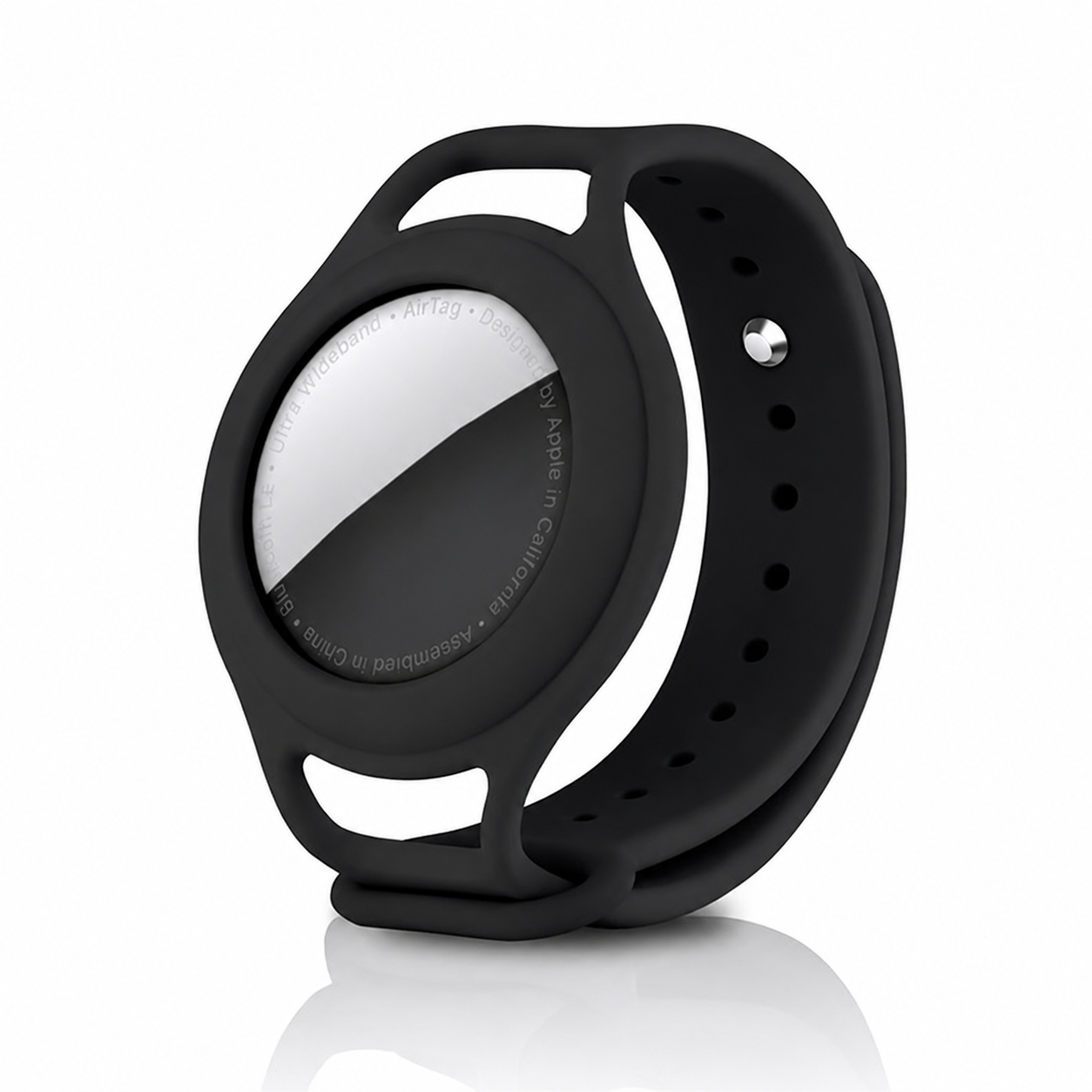 Premium AirTag Wristband Kids Silicone Tracker Holder Adjustable Secure Fit Comfortable Lightweight Protective Strap Daily Wear Child Safety Accessory