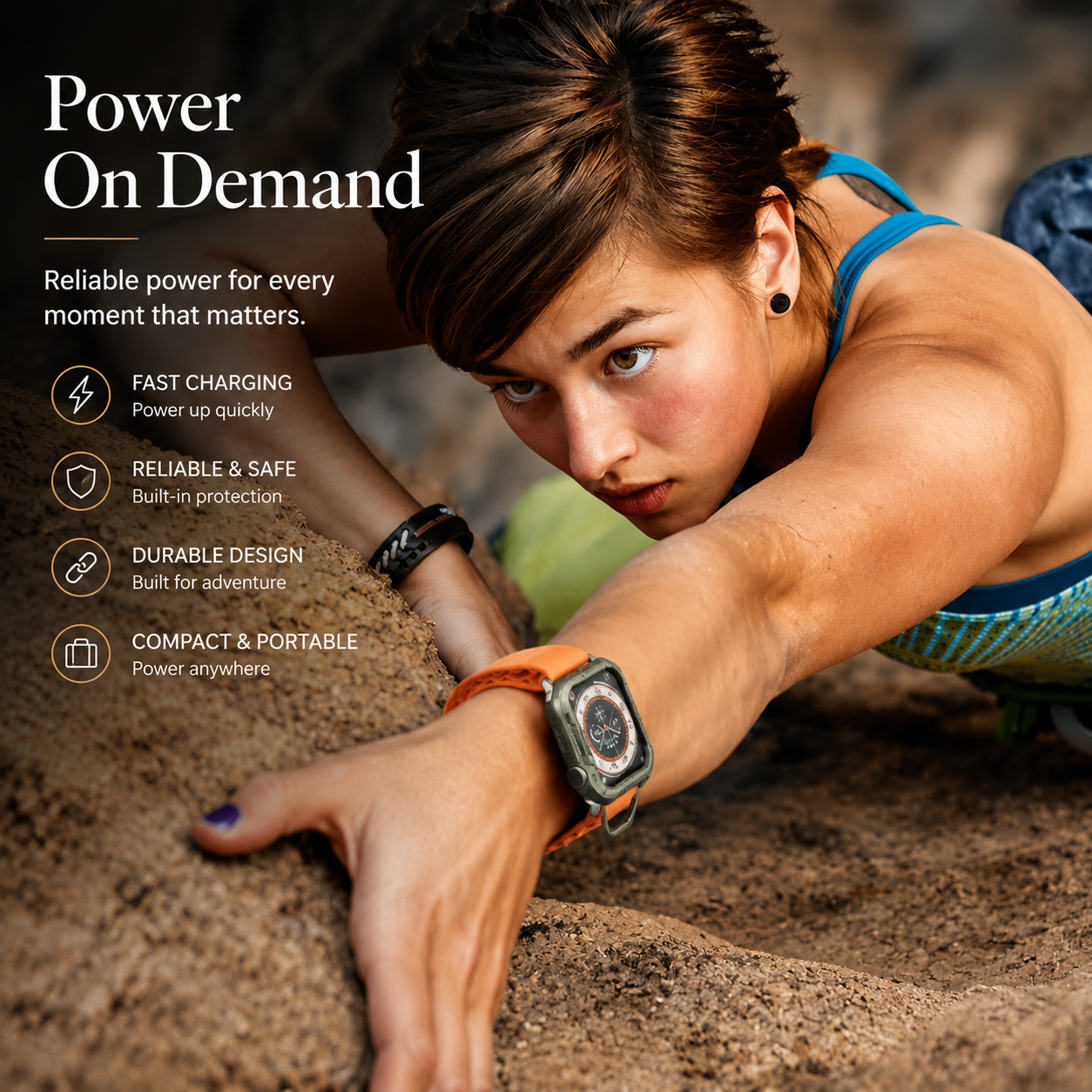 Premium Apple Watch Band Alpine Loop Nylon Strap Adjustable Secure Fit Durable Outdoor Sport Wristband Lightweight Breathable Series Compatible