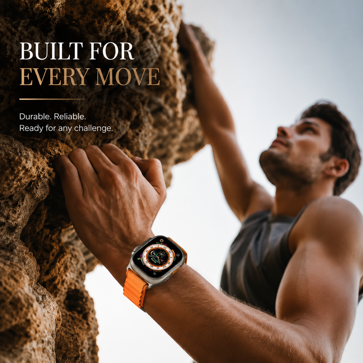 Premium Apple Watch Band Alpine Loop Nylon Strap Adjustable Secure Fit Durable Outdoor Sport Wristband Lightweight Breathable Series Compatible