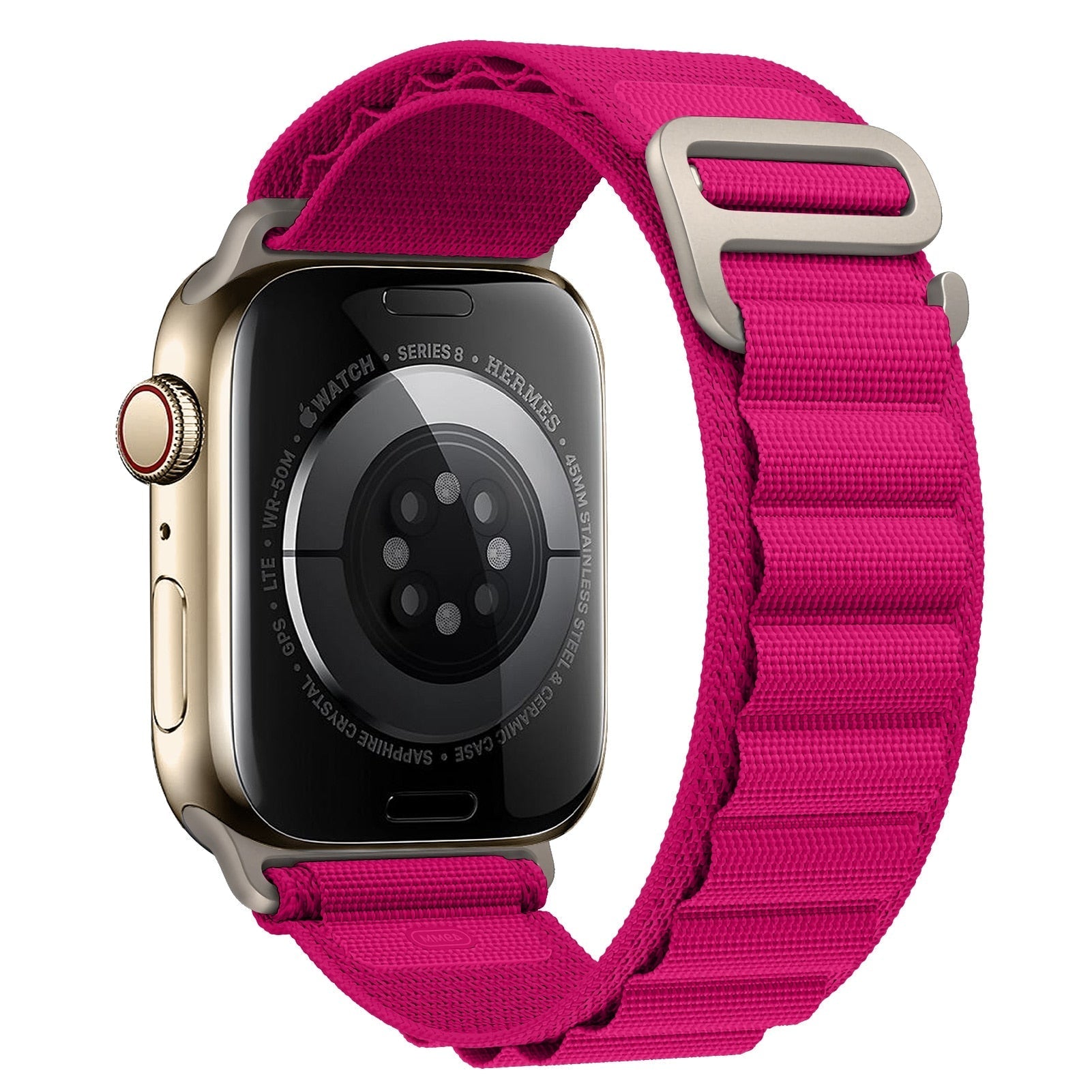 Premium Apple Watch Band Alpine Loop Nylon Strap Adjustable Secure Fit Durable Outdoor Sport Wristband Lightweight Breathable Series Compatible