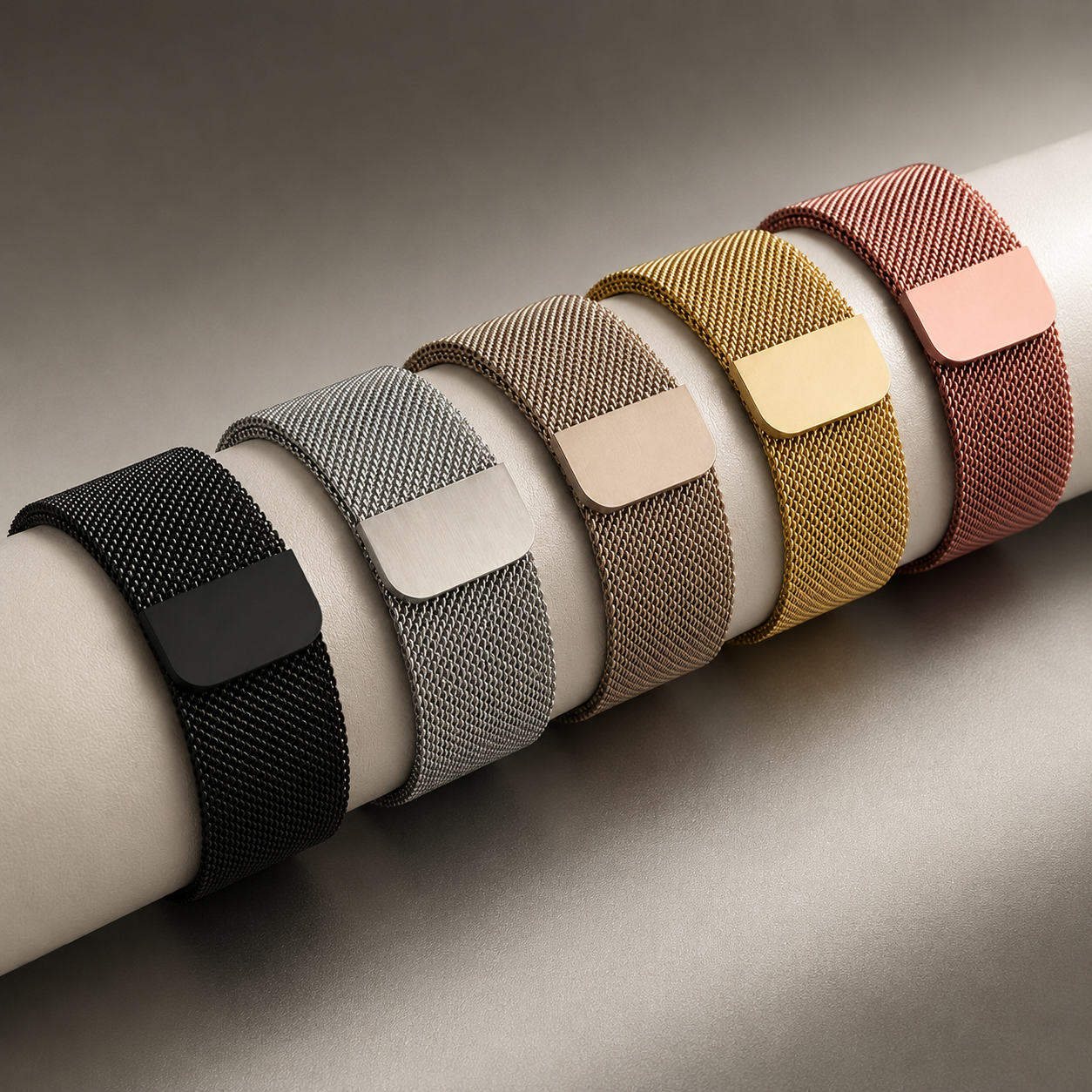 Premium Apple Watch Milanese Loop Band Stainless Steel Mesh Strap Breathable Adjustable Elegant Wristband for Ultra Series Models 38mm 40mm 41mm 42mm 44mm 45mm 49mm