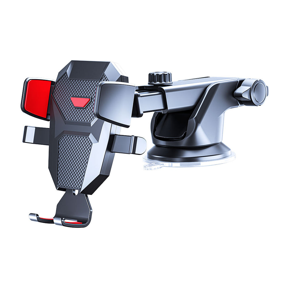 Premium Car Phone Mount Suction Cup 360 Rotation Dashboard Windshield Holder Secure Grip Adjustable Phone Stand Navigation Compatible Universal