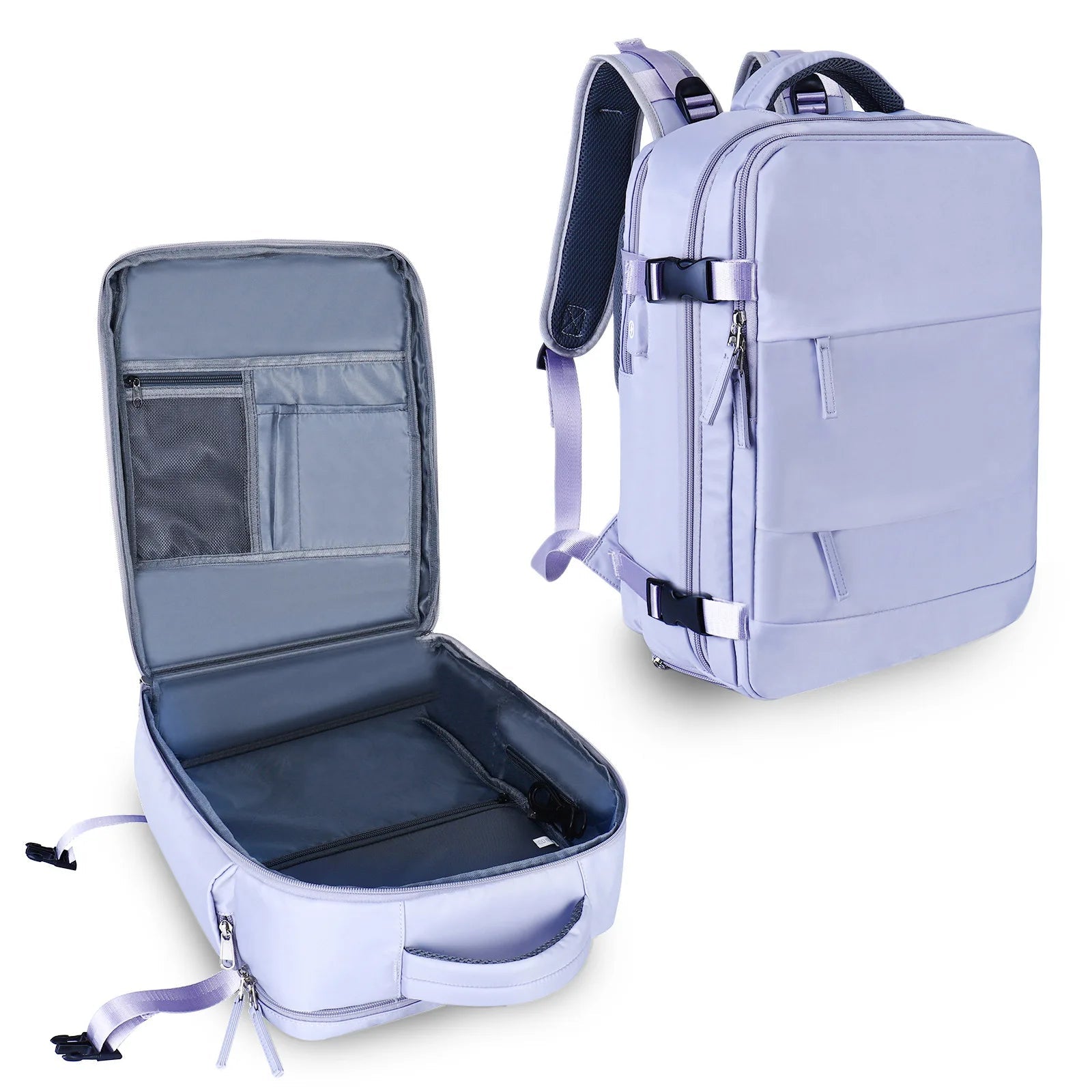 Premium Laptop Backpack Waterproof Expandable USB Charging Business Travel Bag Large Capacity Anti Theft Storage 17 Inch Compatible Organizer