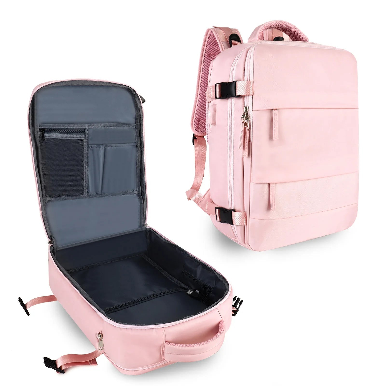 Premium Laptop Backpack Waterproof Expandable USB Charging Business Travel Bag Large Capacity Anti Theft Storage 17 Inch Compatible Organizer