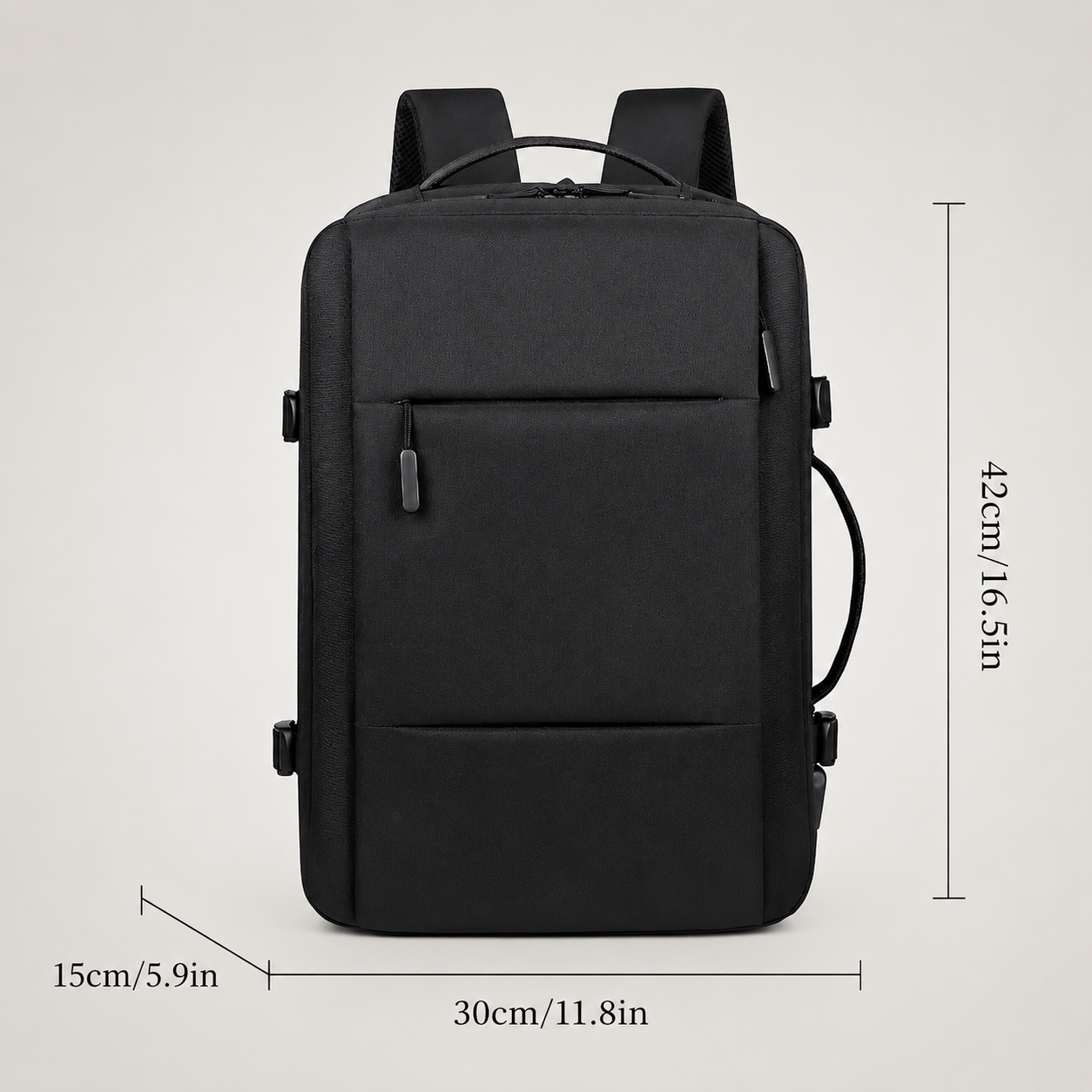 Premium Laptop Backpack Waterproof Expandable USB Charging Business Travel Bag Large Capacity Anti Theft Storage 17 Inch Compatible Organizer