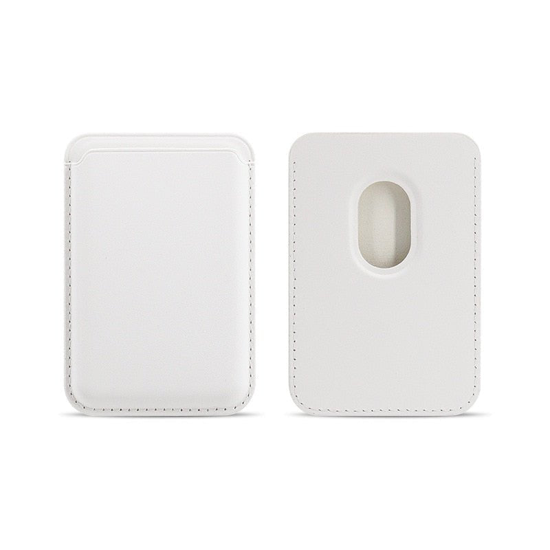 Premium MagSafe Wallet Magnetic Card Holder Leather Case Slim Detachable Phone Wallet Secure Card Storage RFID Compatible Minimal Travel Design
