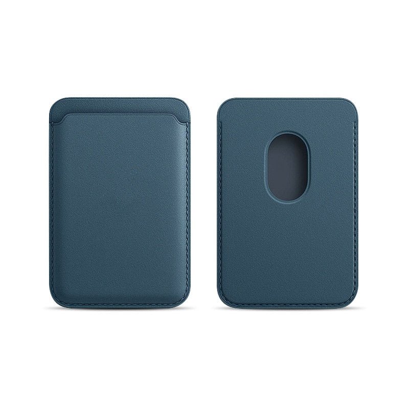 Premium MagSafe Wallet Magnetic Card Holder Leather Case Slim Detachable Phone Wallet Secure Card Storage RFID Compatible Minimal Travel Design