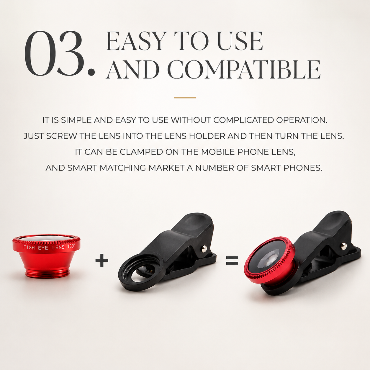 Premium Phone Camera Lens Kit 3 in 1 Fisheye Wide Angle Macro Clip On Smartphone Photography Set Universal Mount Creative Imaging Accessory Pro